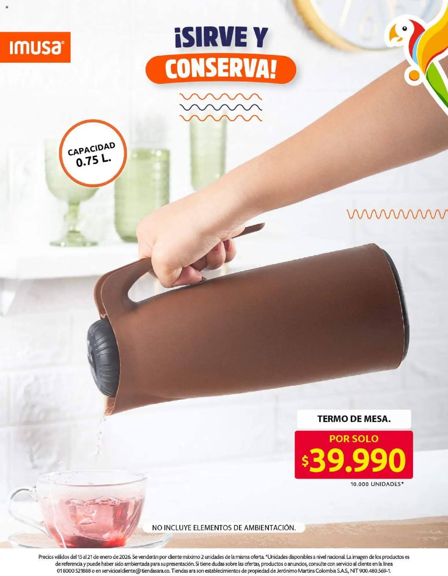 Ara revista - valida desde el 15.01.2026 | Página: 8 | Productos: Sobre, Termo