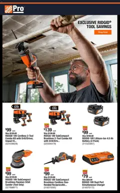 Preview of Home Depot weekly ads valid from 08.12.2025