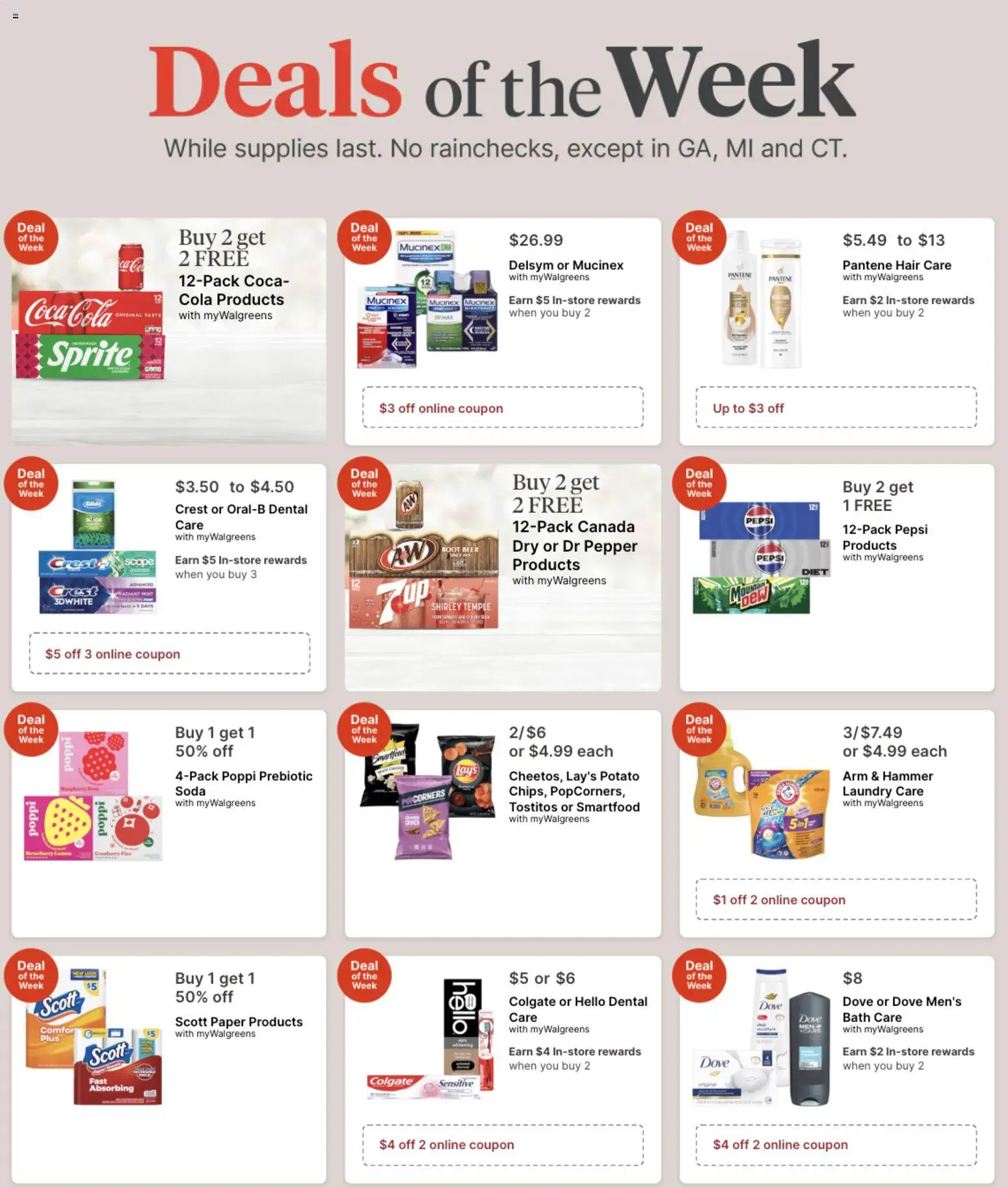 Walgreens Weekly Ad - valid from 30.11.2025 | Page: 1 | Products: Bath, Hammer, Beer, Pepper
