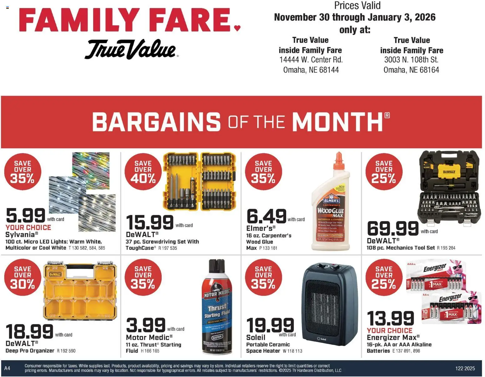 Family Fare Weekly Ad - NE - valid from 14.12.2025 | Page: 20