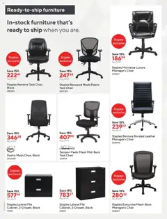 Staples flyer valid from 08.08.2025 | Page: 15 | Products: Chair