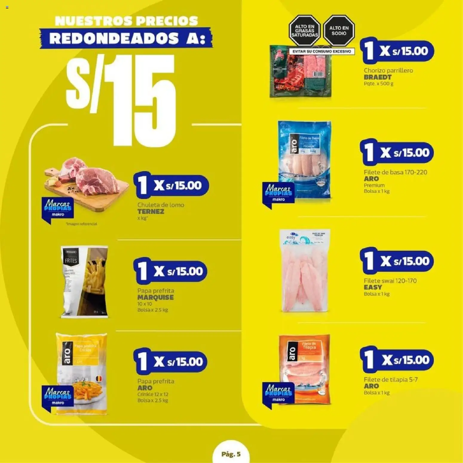 Catálogo Makro válido desde 23.04.2026 | Página: 5 | Productos: Bolsa