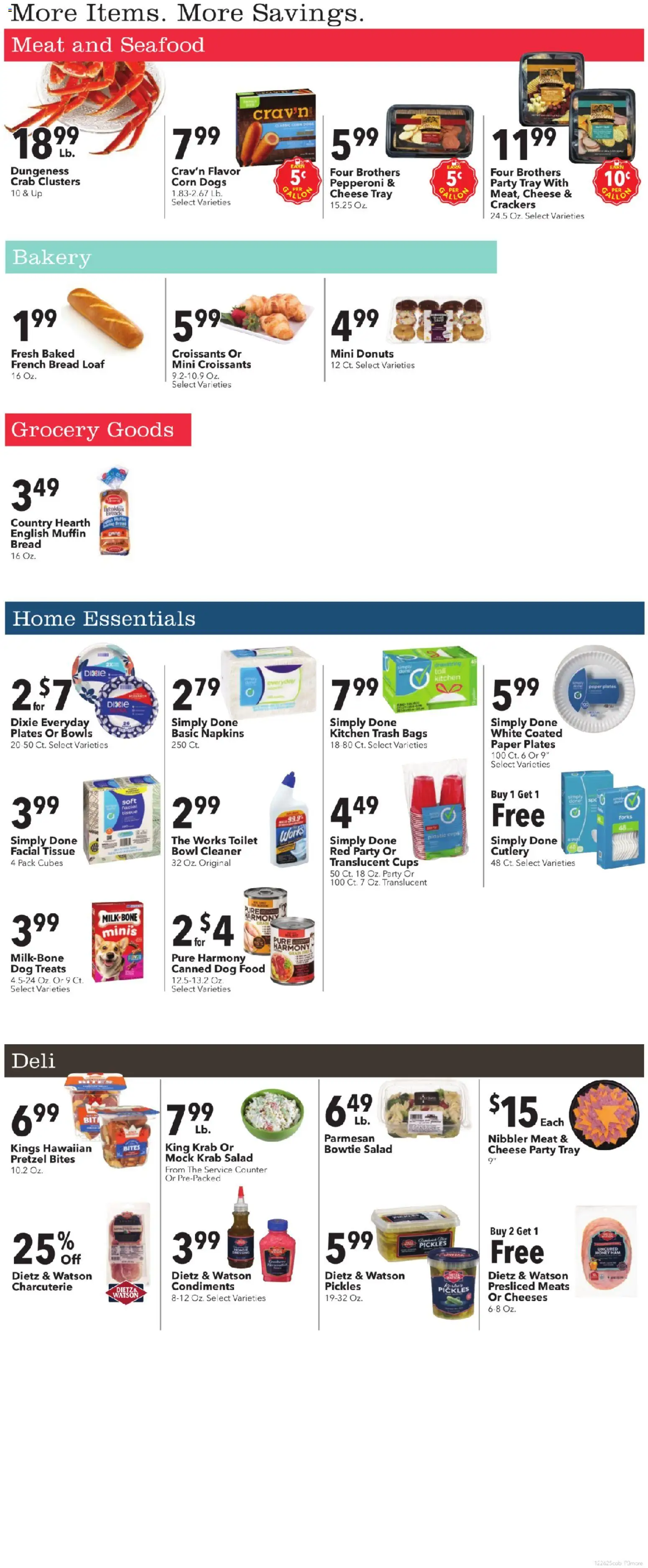 Coborn's Weekly Ad - valid from 26.12.2025 | Page: 3 | Products: Dog Treats, Dog Food, Salad, Croissants