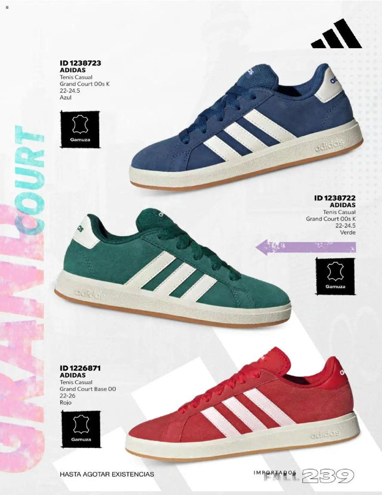 Nuevas ofertas de Price Shoes válidas en toda la República Mexicana desde el 18.10.2025. ¡Encuentra las mejores ofertas en Price Shoes catálogo Fall Importados segunda! | Página: 239 | Productos: Tenis, Gamuza
