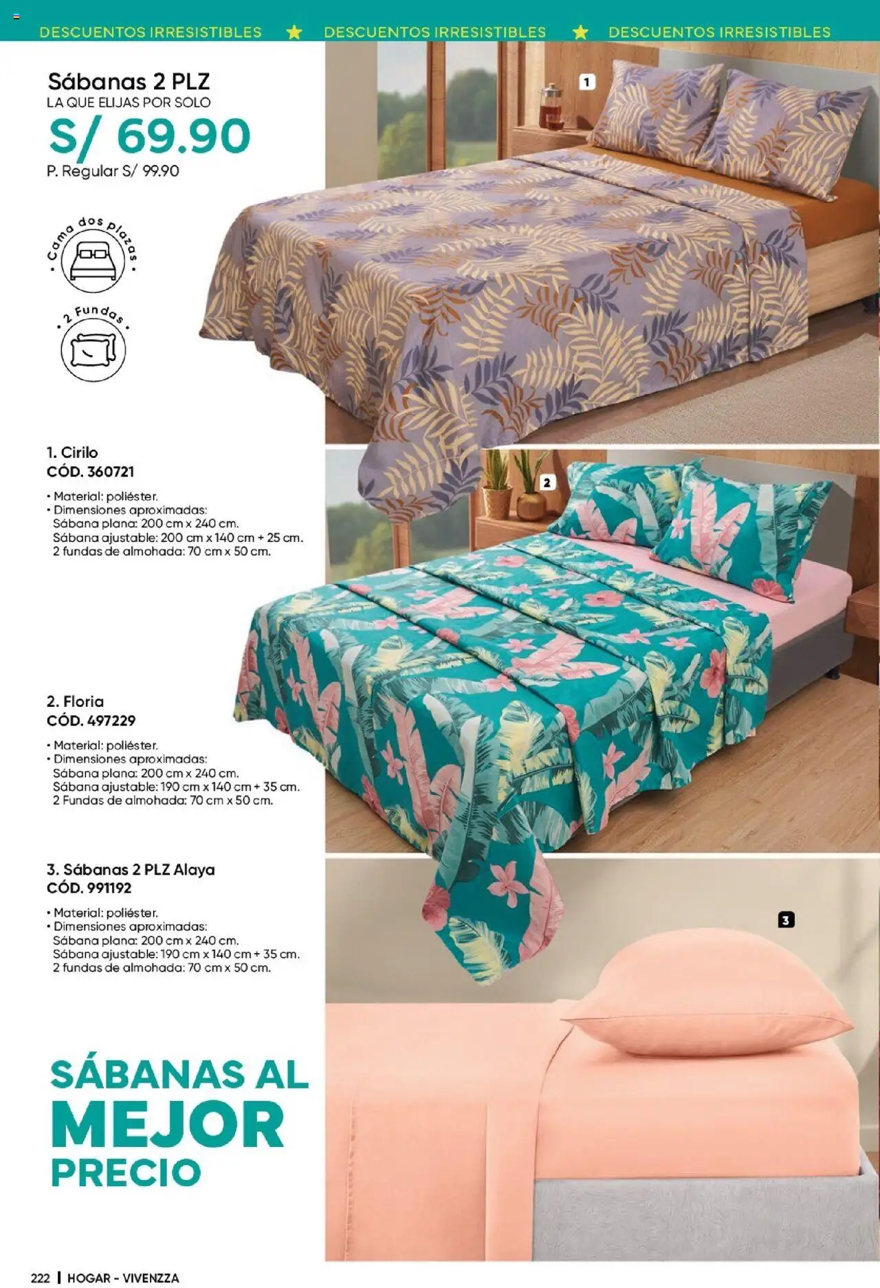 Catálogo Azzorti válido desde 17.06.2025 | Página: 224 | Productos: Cama, Almohada