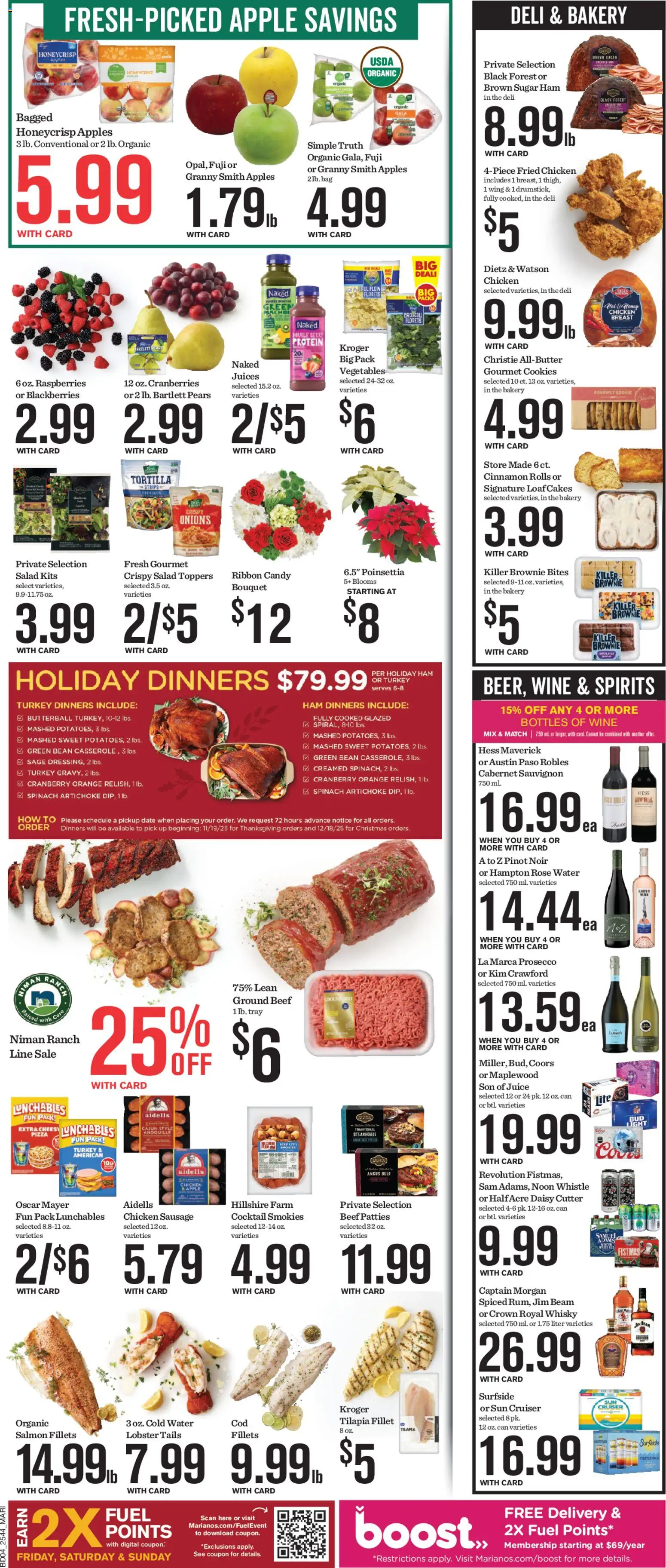 Mariano's Weekly Ad - valid from 03.12.2025 | Page: 5 | Products: Ham, Pizza, Starter, Cutter
