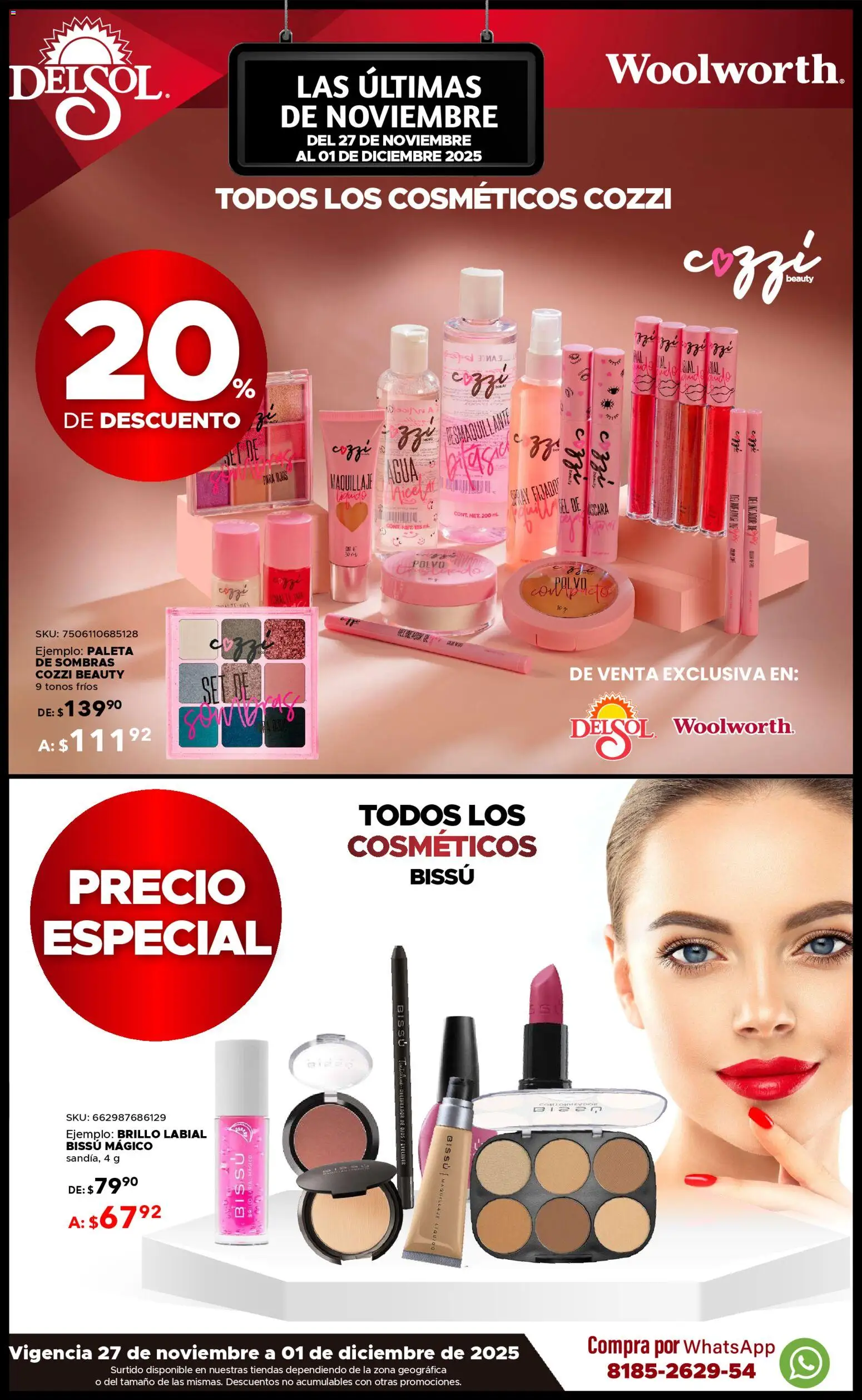 Nuevas ofertas de Del Sol y Woolworth válidas en toda la República Mexicana desde el 27.11.2025. ¡Encuentra las mejores ofertas en Del Sol y Woolworth Buen Fin ! | Página: 12