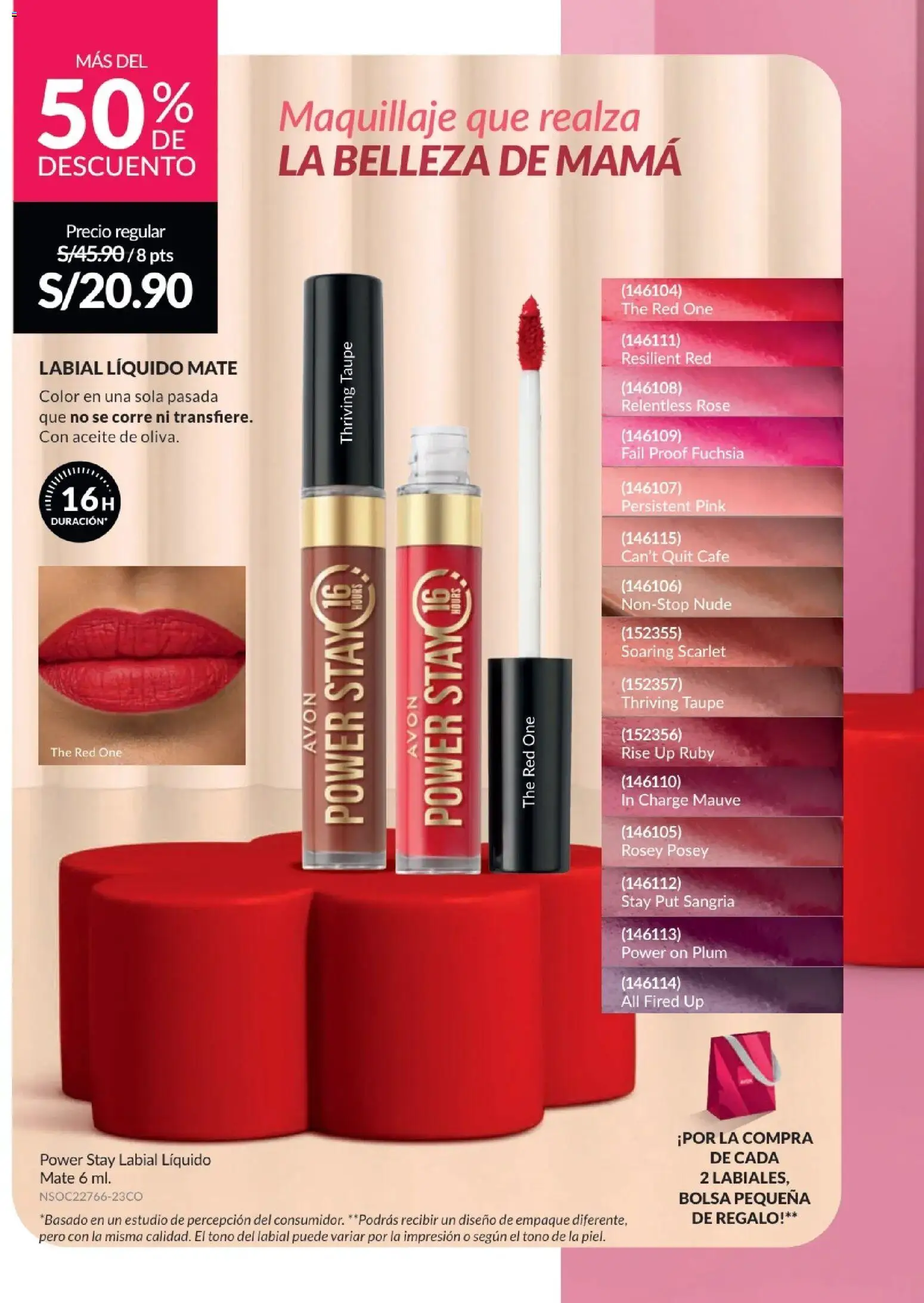 Catálogo Avon válido desde 21.04.2026 | Página: 24 | Productos: Aceite, Café, Bolsa, Maquillaje