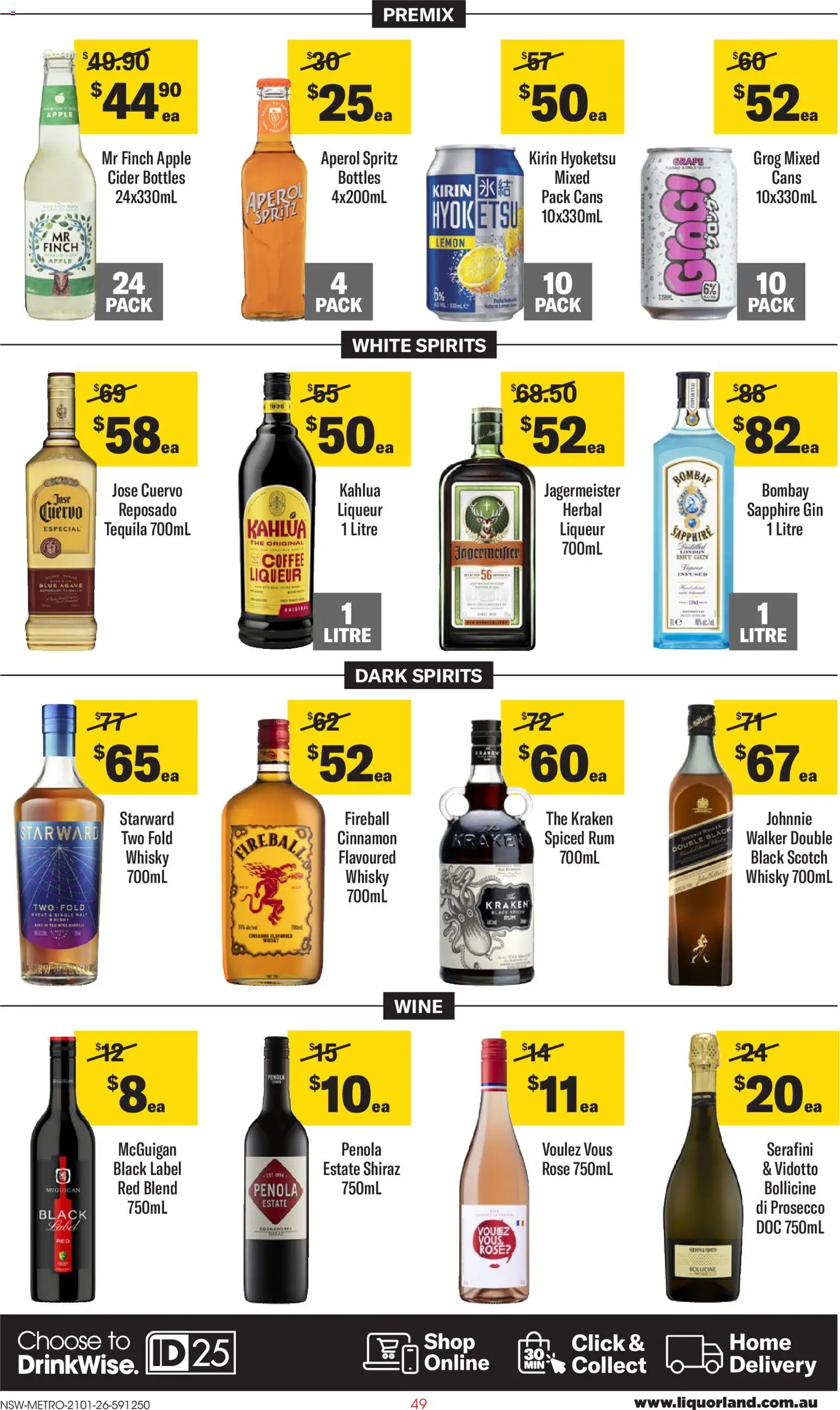 Coles catalogue - valid from 21.01.2026 | Page: 49 | Products: Rum, Lemon, Scotch, Herbal