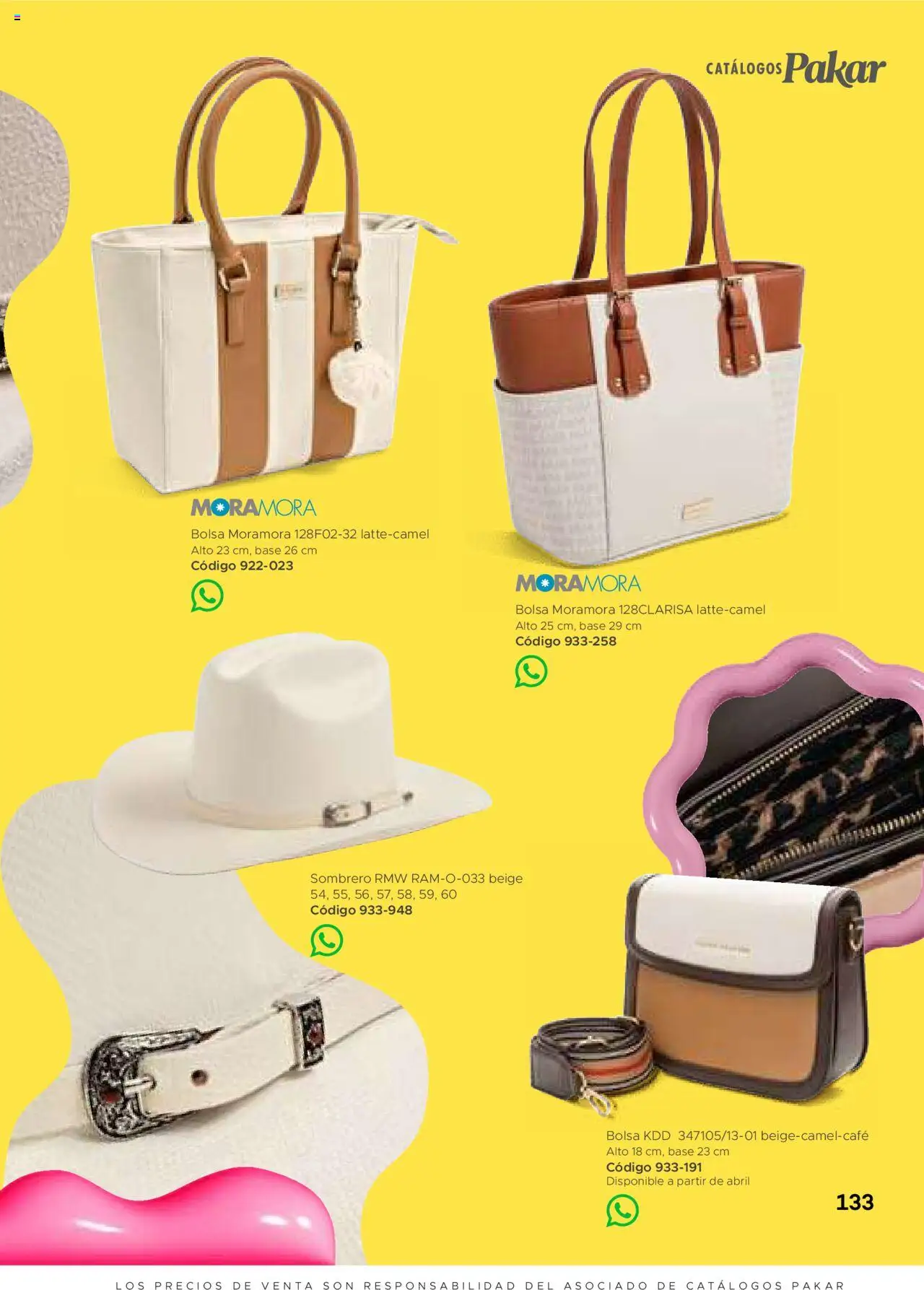 Nuevas ofertas de SC Pakar válidas en toda la República Mexicana desde el 31.01.2025. ¡Encuentra las mejores ofertas en SC Pakar catálogo Ropa! | Página: 133 | Productos: Sombrero, Bolsa
