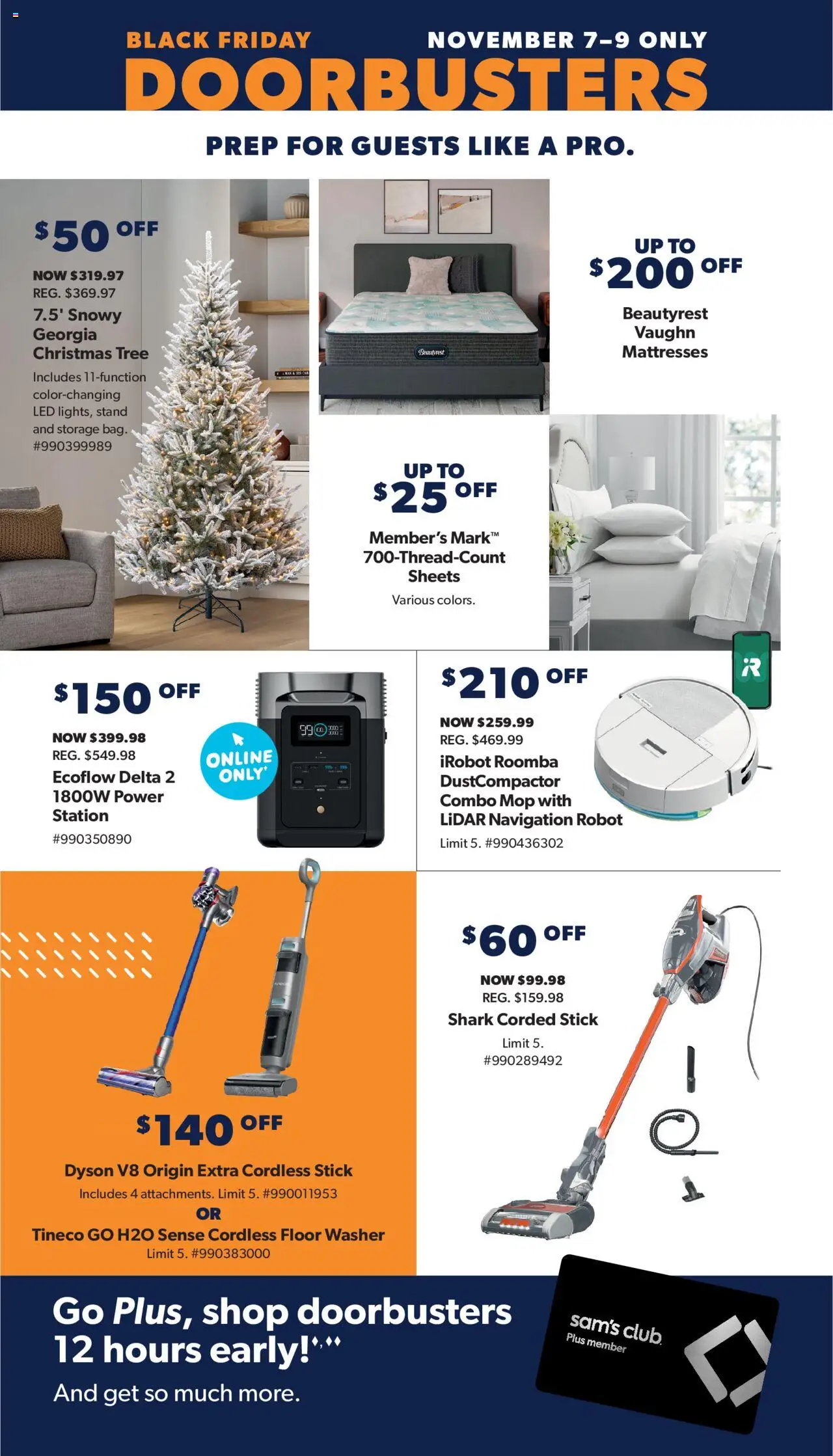 Sam's Club Black Friday - valid from 20.10.2025 | Page: 6 | Products: Robot, Navigation, Washer