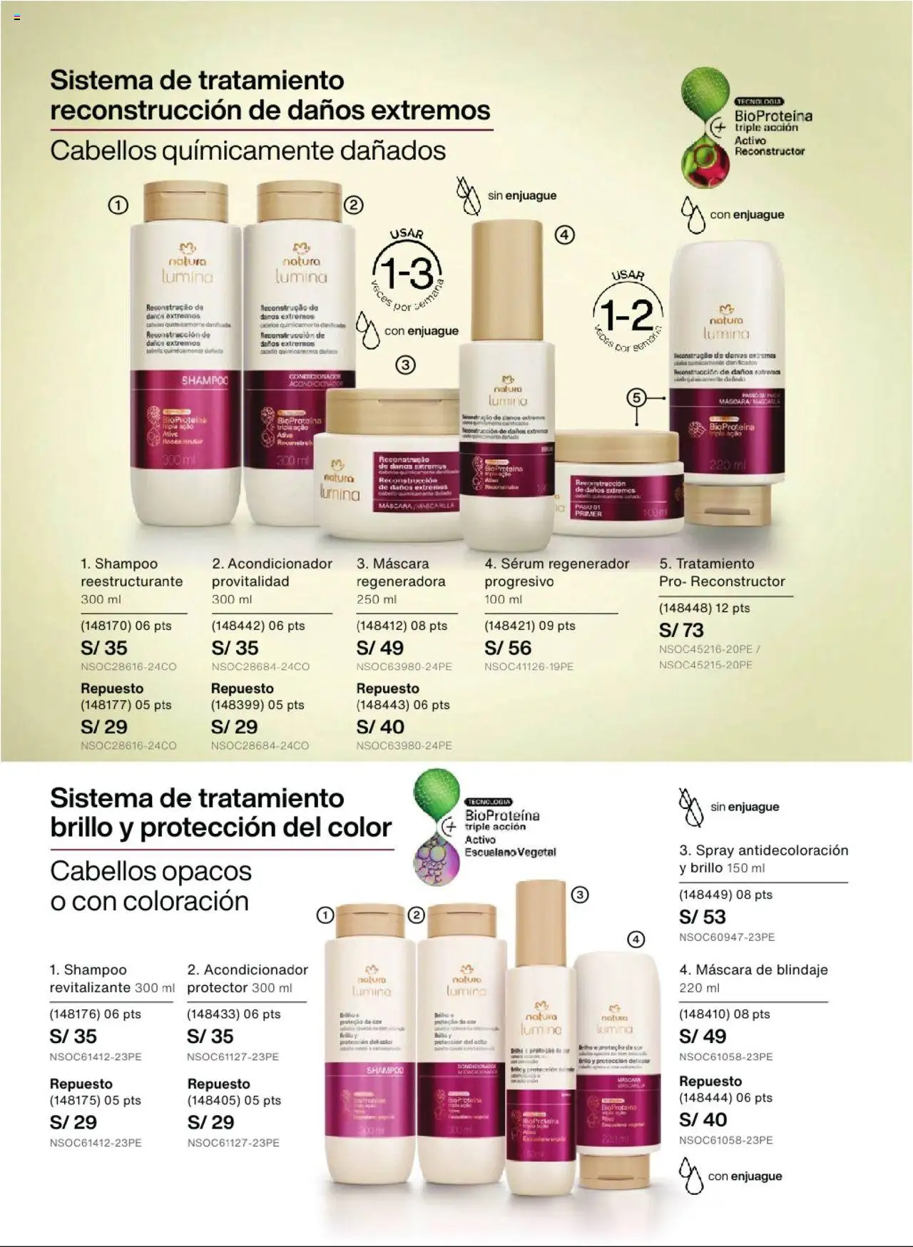 Catálogo Natura válido desde 24.05.2025 | Página: 131 | Productos: Máscara, Shampoo, Acondicionador
