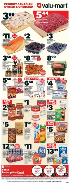 Preview of Valu Mart weekly flyer from shop Valu Mart valid from 26.02.2026