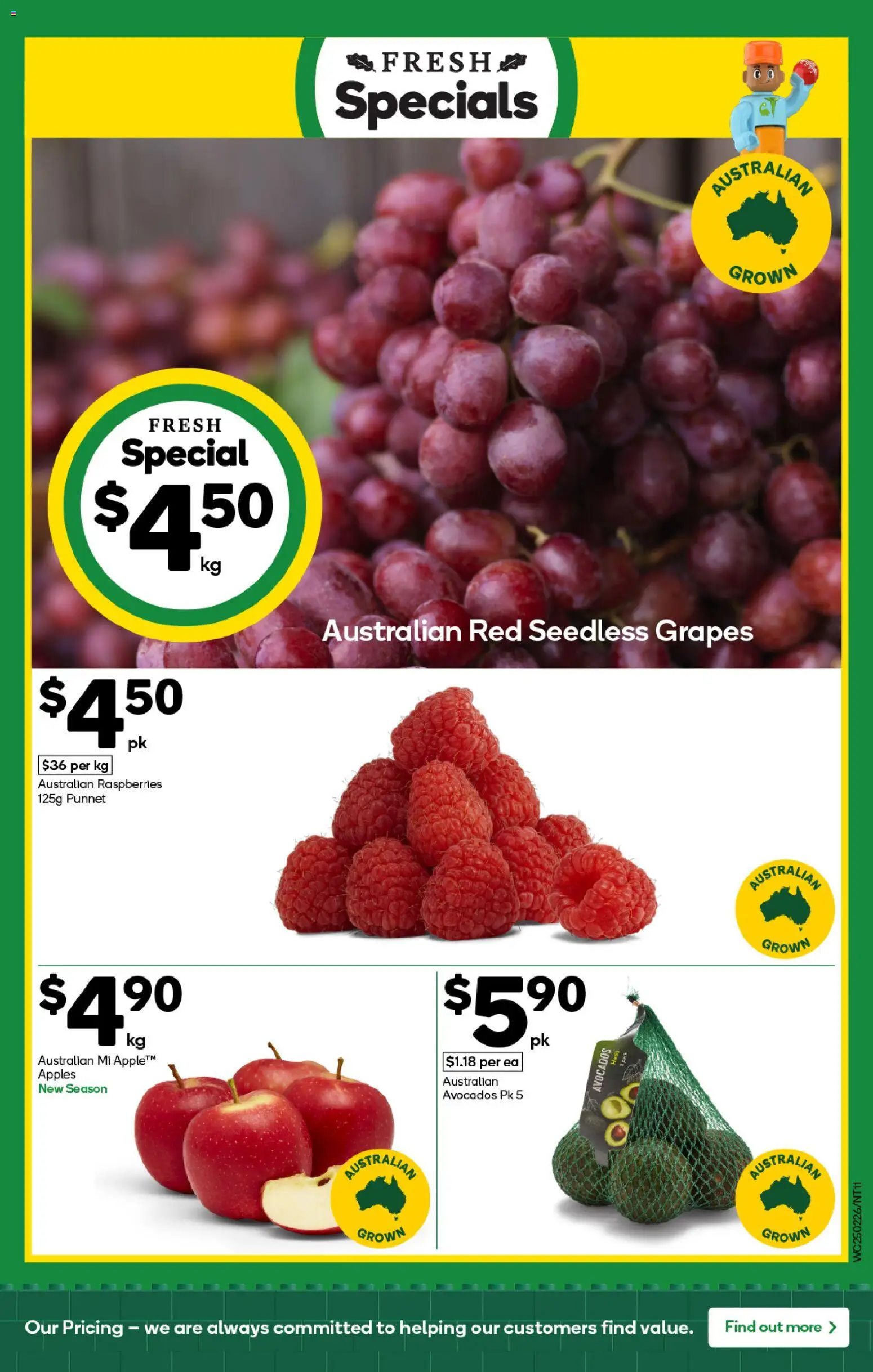 Woolworths catalogue - valid from 25.02.2026 | Page: 11 | Products: Apples, Grapes