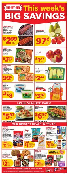 Preview of H-E-B weekly ads valid from 29.10.2025