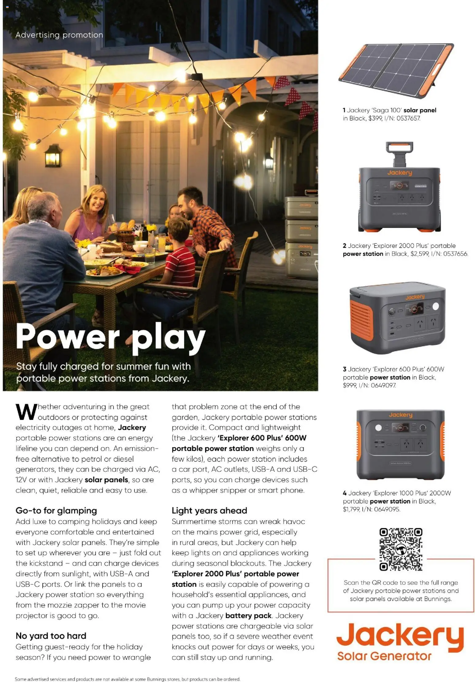 Bunnings Warehouse catalogue - valid from 01.01.2026 | Page: 48 | Products: Battery, Light, Projector, Portable