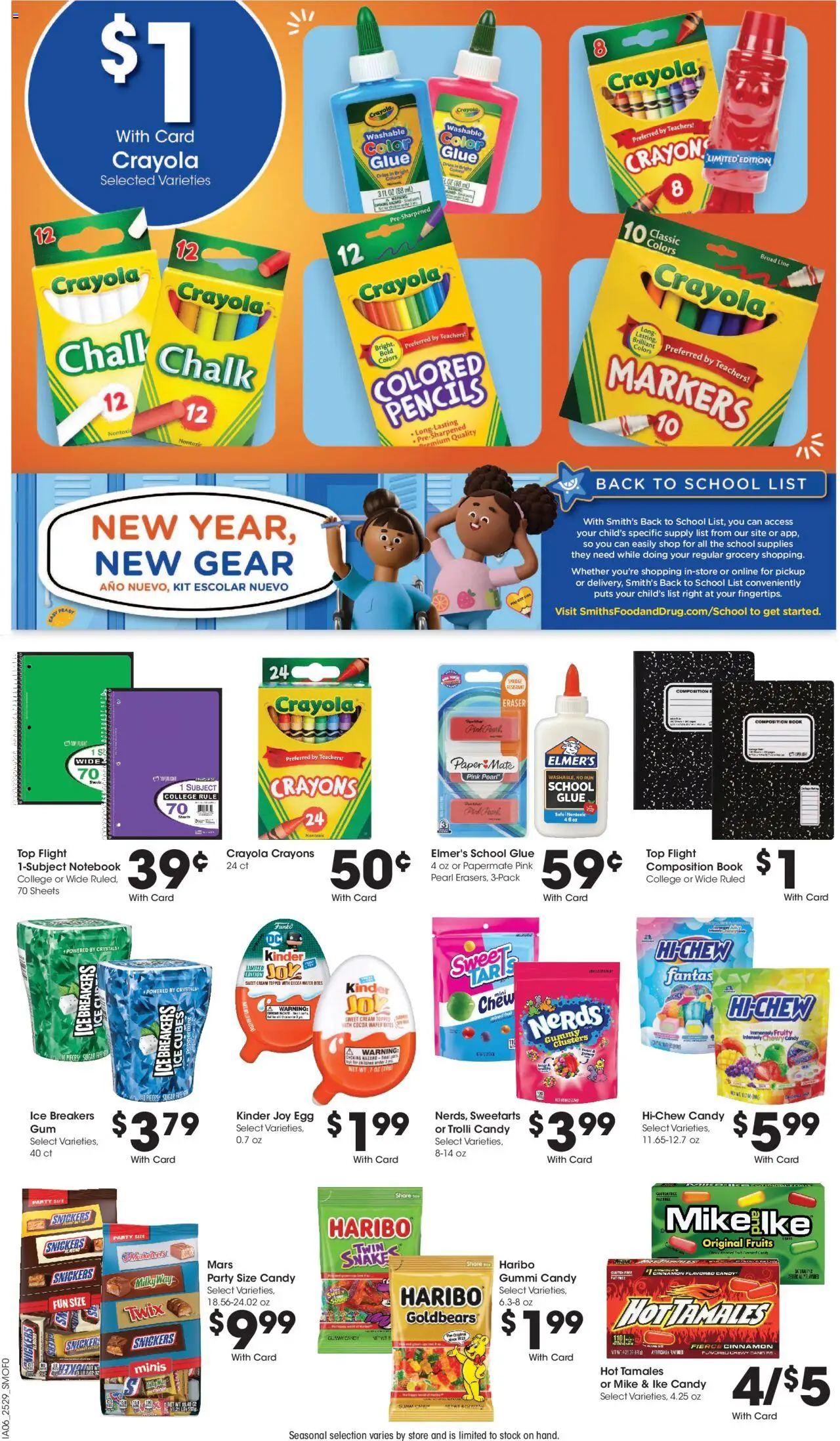 Smith's Weekly Ad - valid from 20.08.2025 | Page: 13 | Products: Safe, Eraser, Cream, Fruits