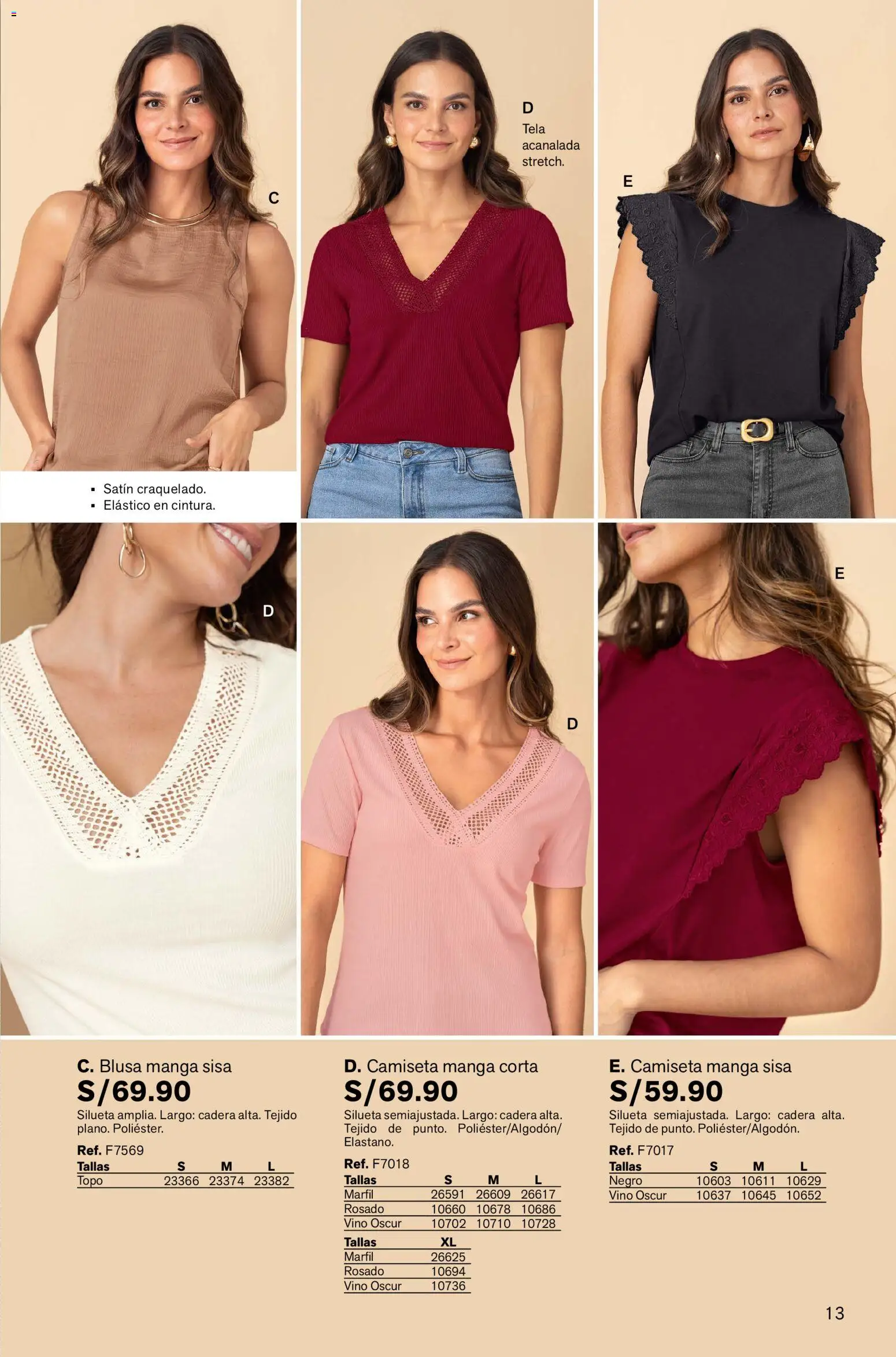 Catálogo Leonisa válido desde 24.02.2026 | Página: 13 | Productos: Vino, Blusa