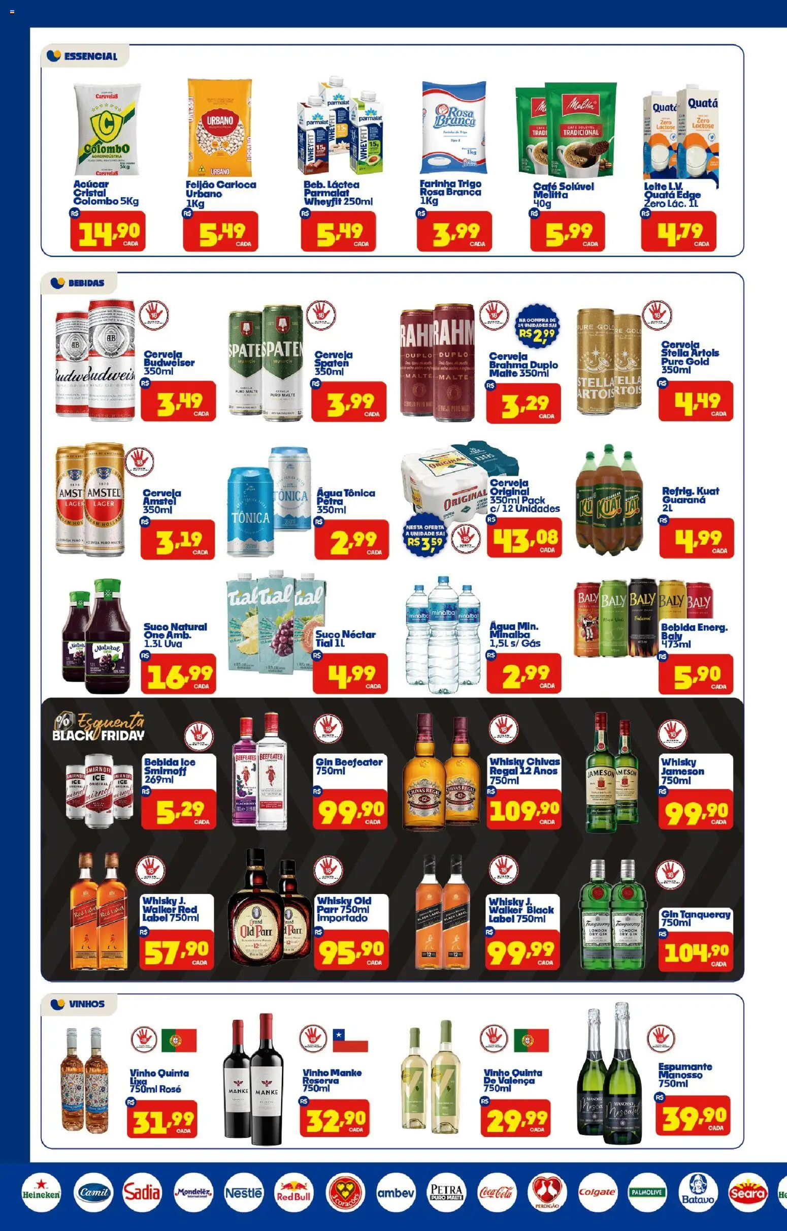 Boa Supermercados Folheto - válido de 21.11.2025 | Página: 2 | Produtos: Guaraná, Espumante, Cola, Gin