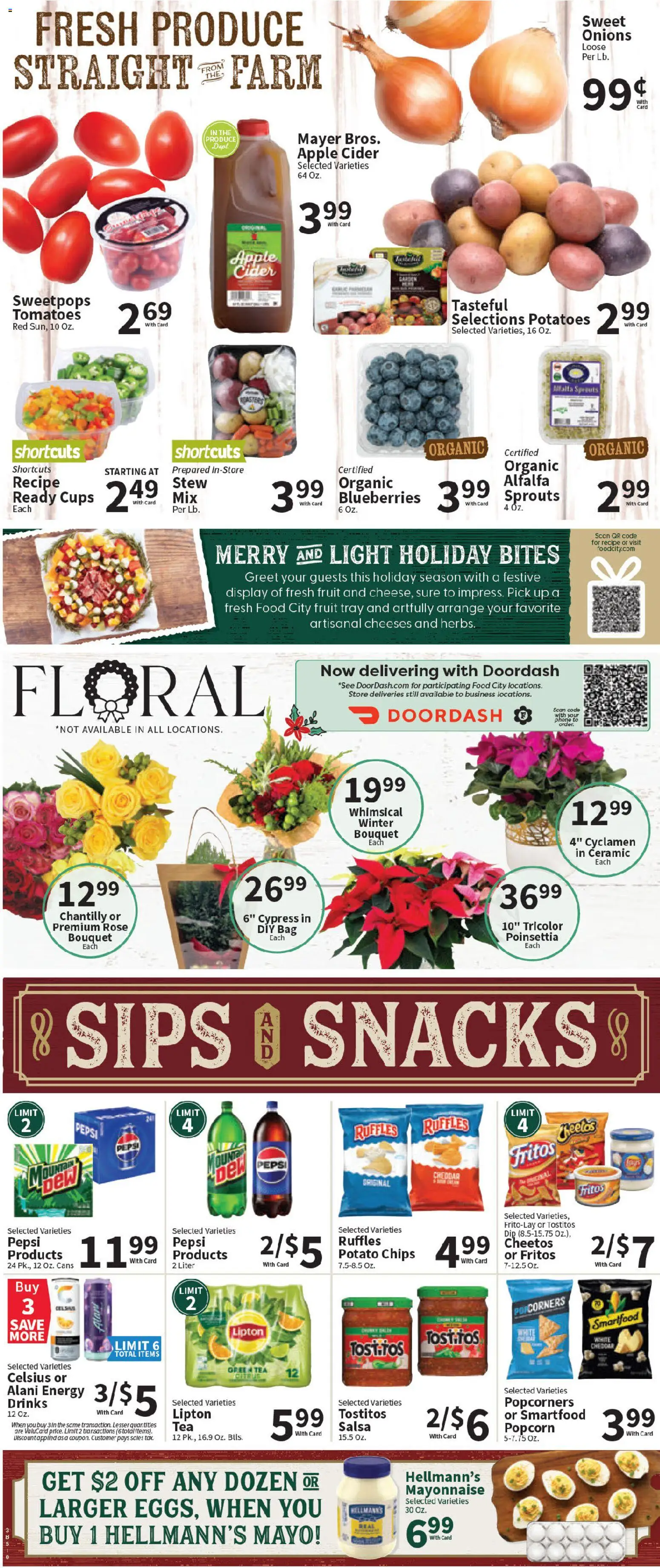 Food City Weekly Ad - valid from 10.12.2025 | Page: 5 | Products: Tomatoes, Chips, Potatoes, Phone