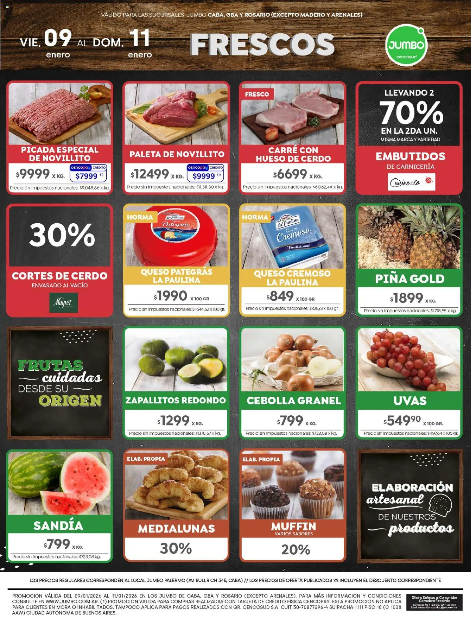 Jumbo - Ofertas | Rosario │ válido desde el 09.01.2026 | Página: 7 | Productos: Rosario, Sandía, Paleta, Piña