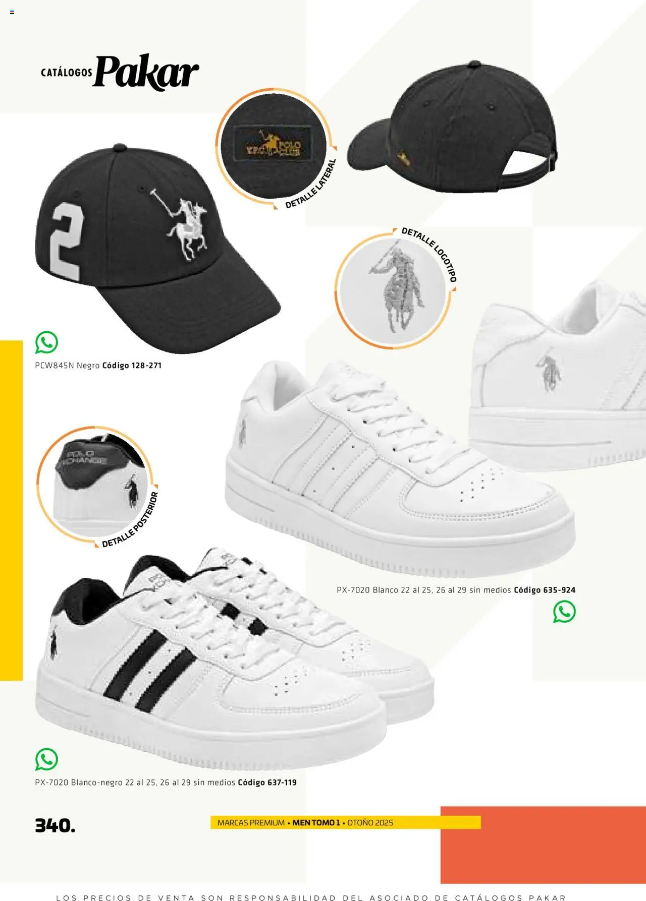 Nuevas ofertas de SC Pakar válidas en toda la República Mexicana desde el 29.08.2025. ¡Encuentra las mejores ofertas en SC Pakar - Catálogo Otoño Men Tomo 1! | Página: 340