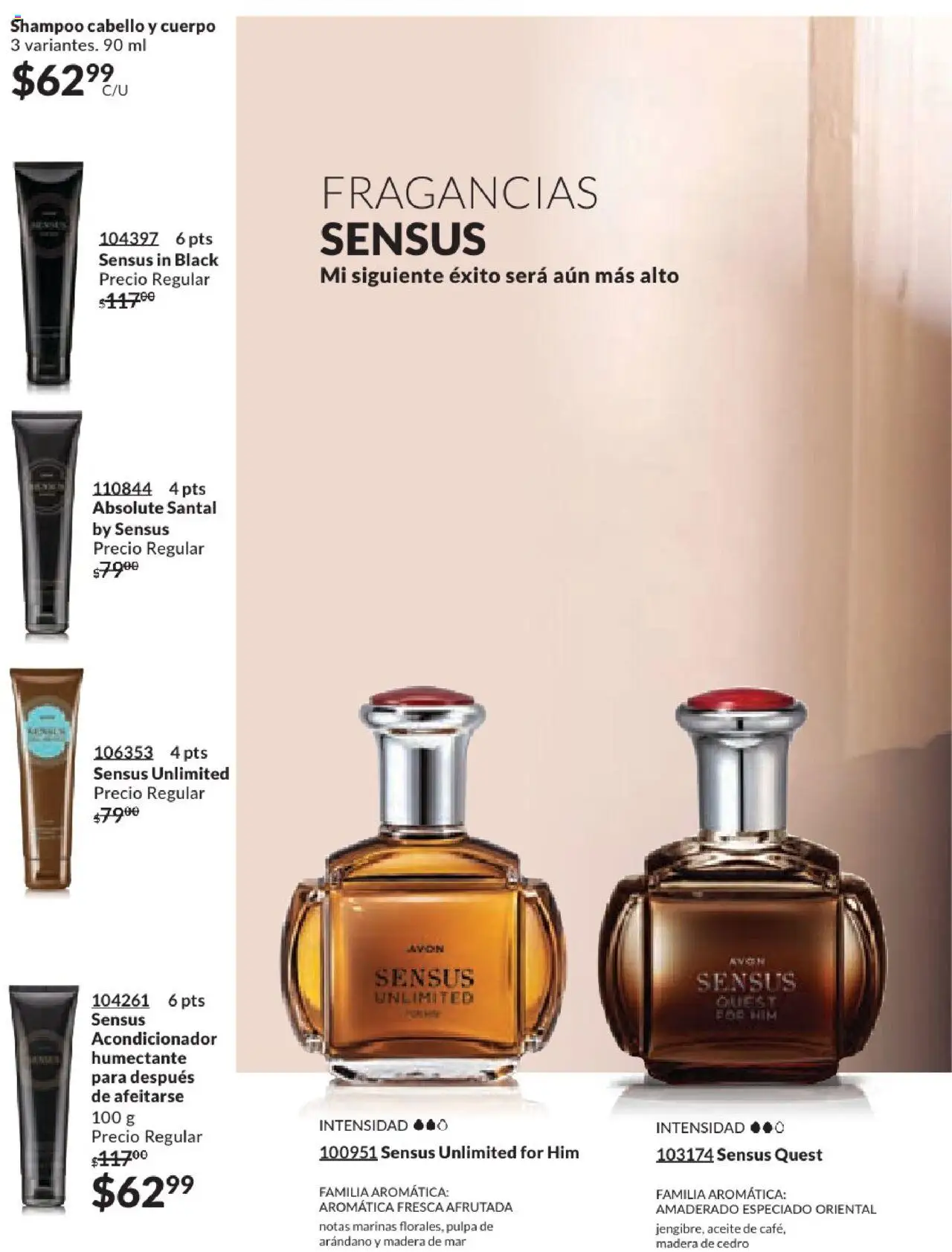 Nuevas ofertas de AVON válidas en toda la República Mexicana desde el 17.03.2025. ¡Encuentra las mejores ofertas en AVON campaña 7 2025! | Página: 83 | Productos: Aceite, Acondicionador