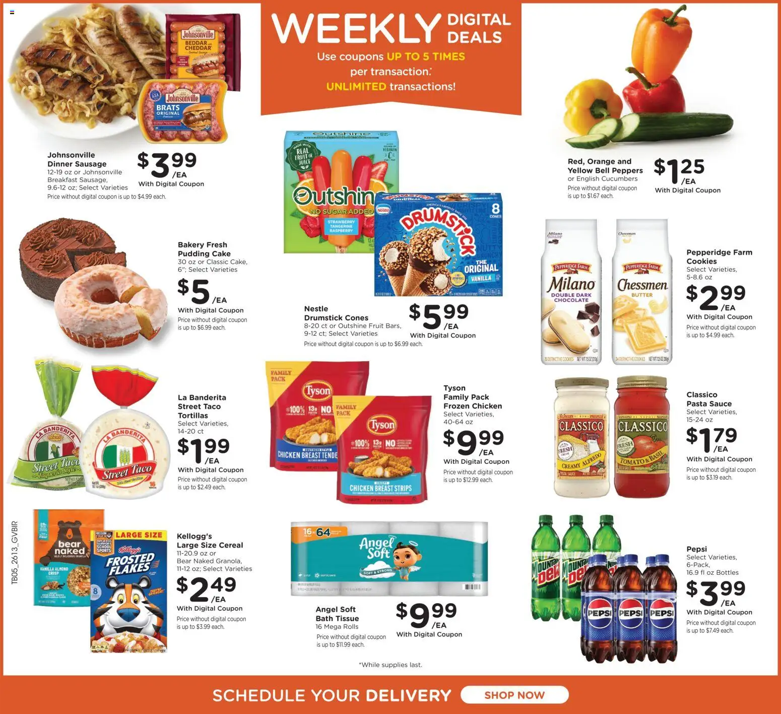 Kroger Ad - valid from 29.04.2026 | Page: 2 | Products: Vitamin, Flakes, Sauce, Sugar
