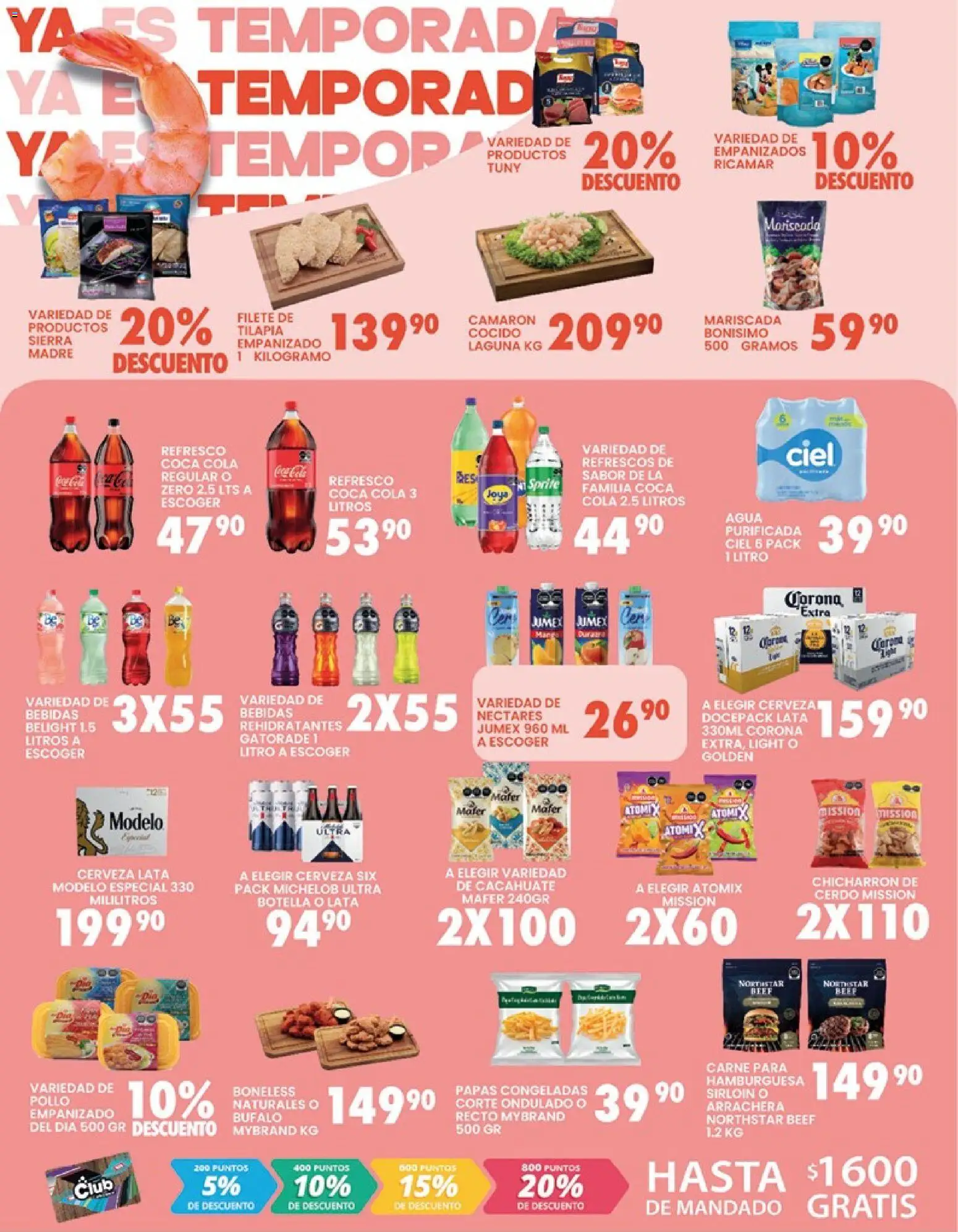 Nuevas ofertas de Alsuper válidas en toda la República Mexicana desde el 31.03.2026. ¡Encuentra las mejores ofertas en Alsuper folleto Saltillo! | Página: 2 | Productos: Refresco, Cacahuate, Cerveza, Botella