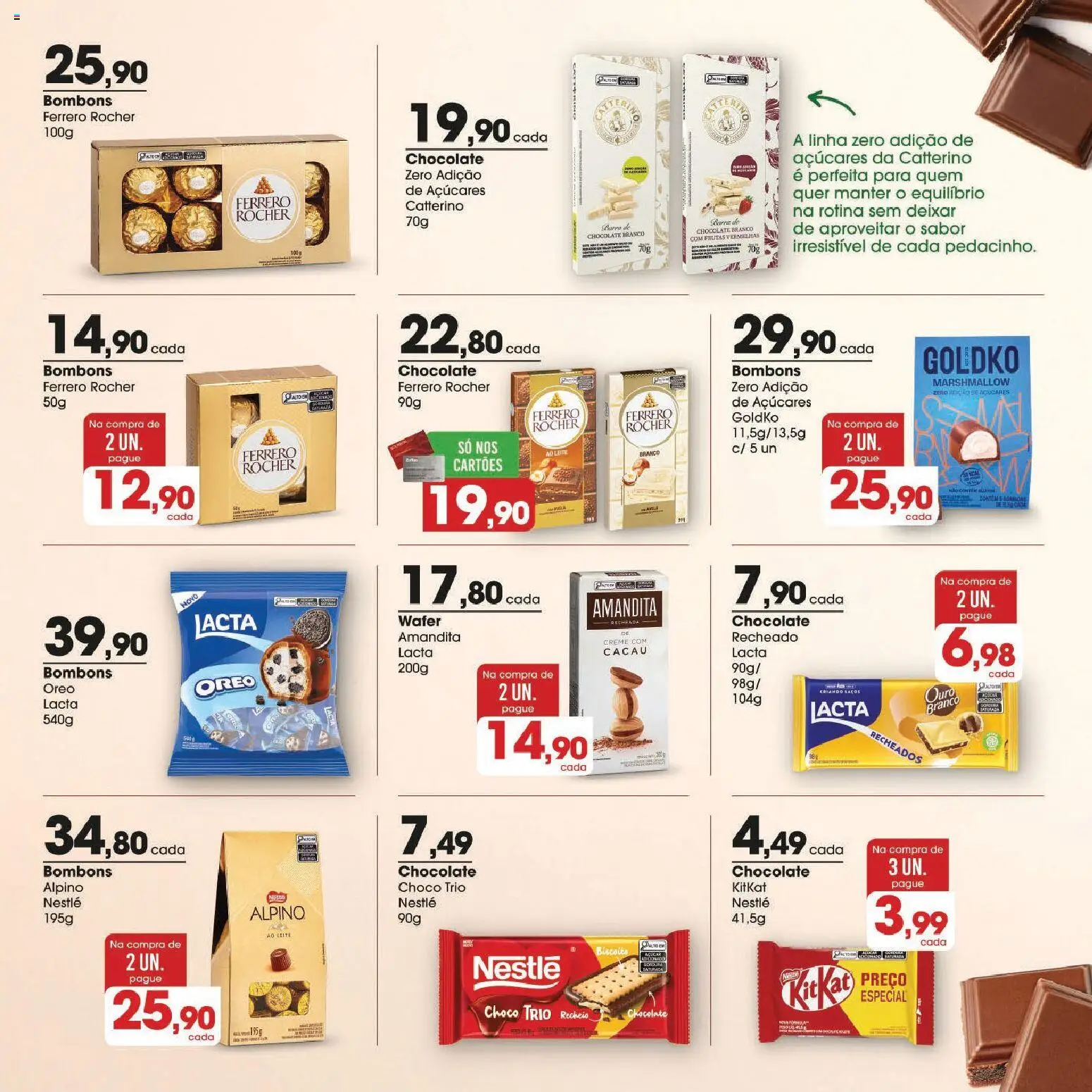 Zaffari Folheto - válido de 10.03.2026 | Página: 5 | Produtos: Leite, Chocolate, Creme, Ferrero Rocher