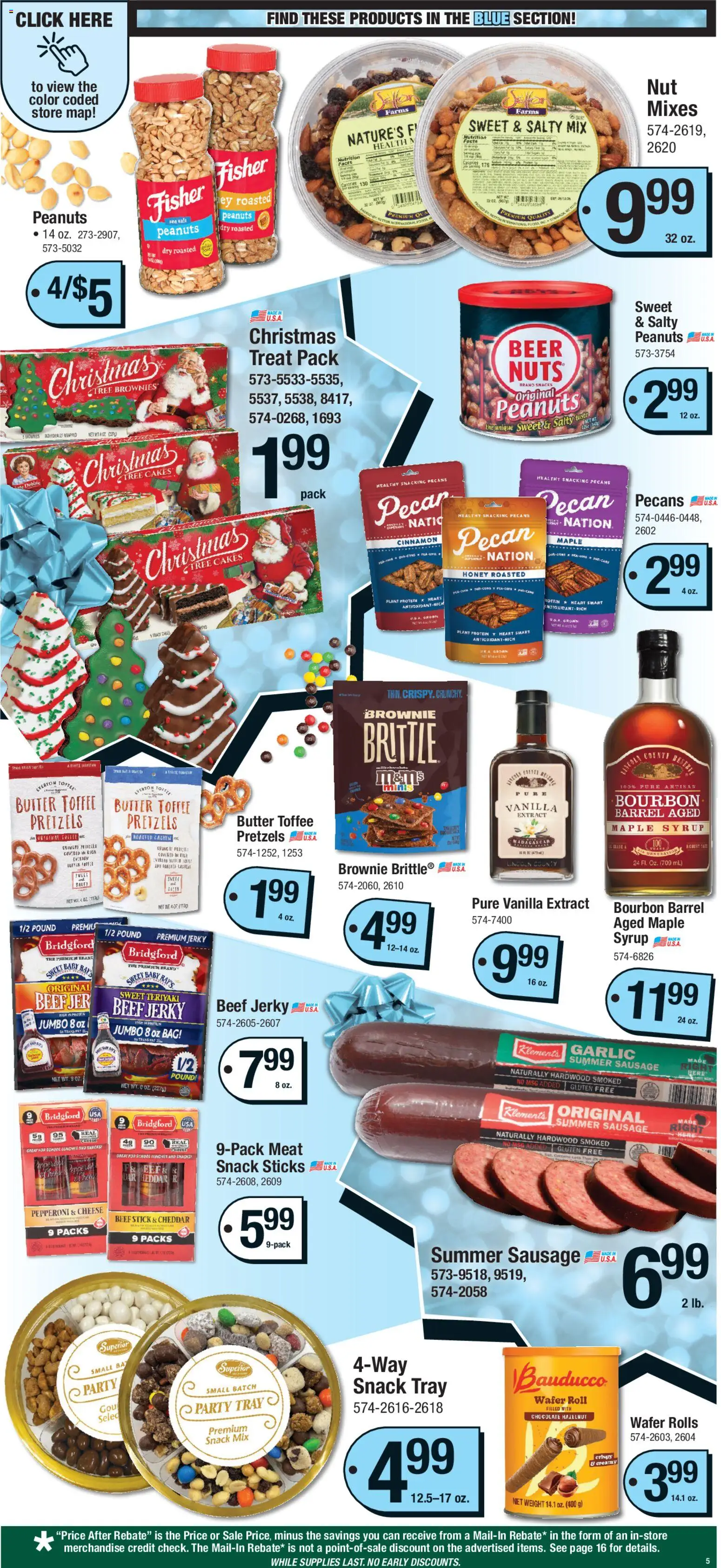 Menards - Sale B and I - valid from 28.11.2025 | Page: 5 | Products: Butter, Chocolate, Beer, Beef