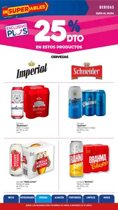 Vista previa La Anonima - catalogos-masivos - insuperables-13-26-litoral válido desde el 26.03.2026 | Página: 11 | Productos: Cerveza