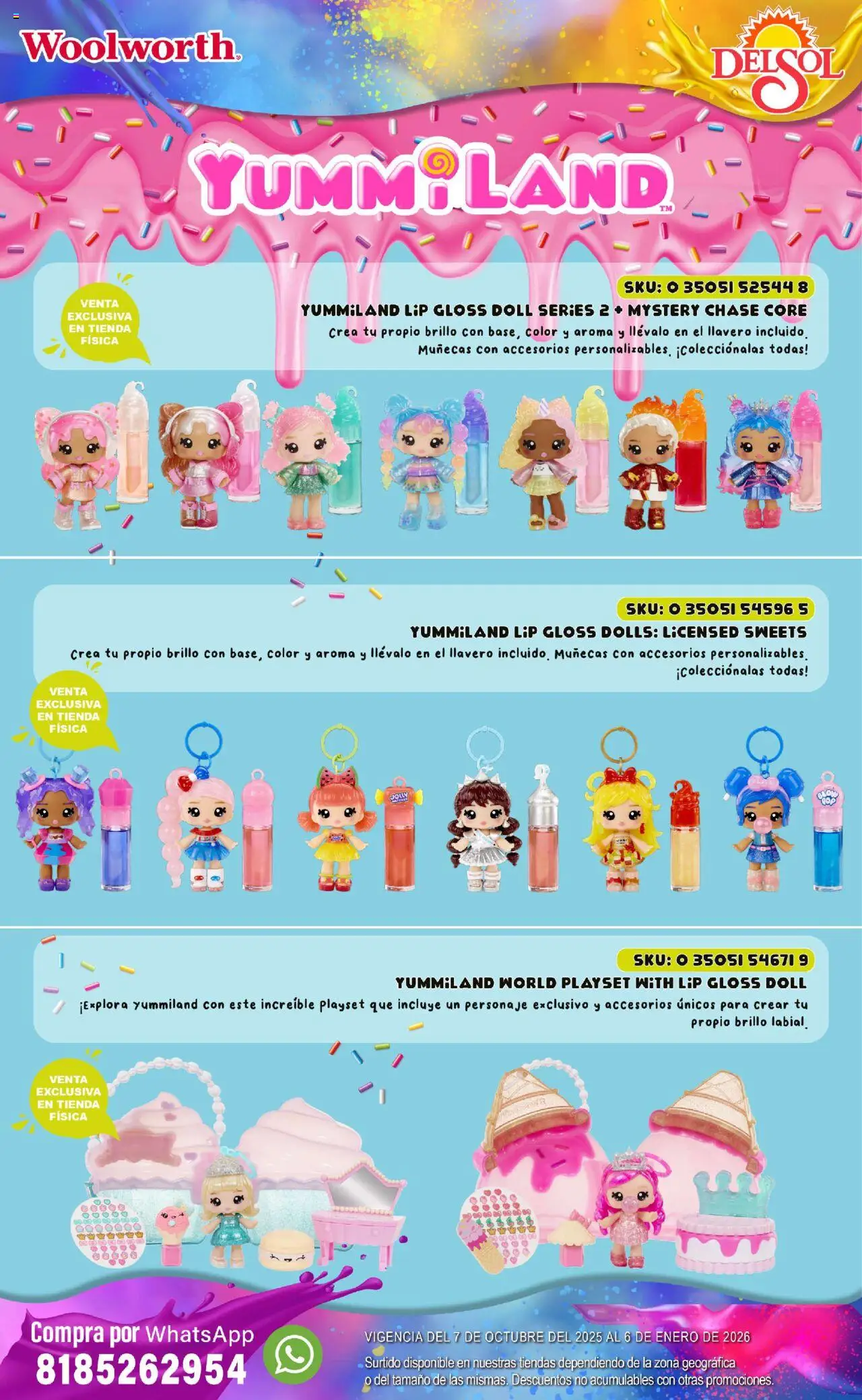Nuevas ofertas de Del Sol y Woolworth válidas en toda la República Mexicana desde el 07.10.2025. ¡Encuentra las mejores ofertas en Del Sol y Woolworth - Catálogo Castillo Del Juguete! | Página: 64 | Productos: Llavero, Brillo