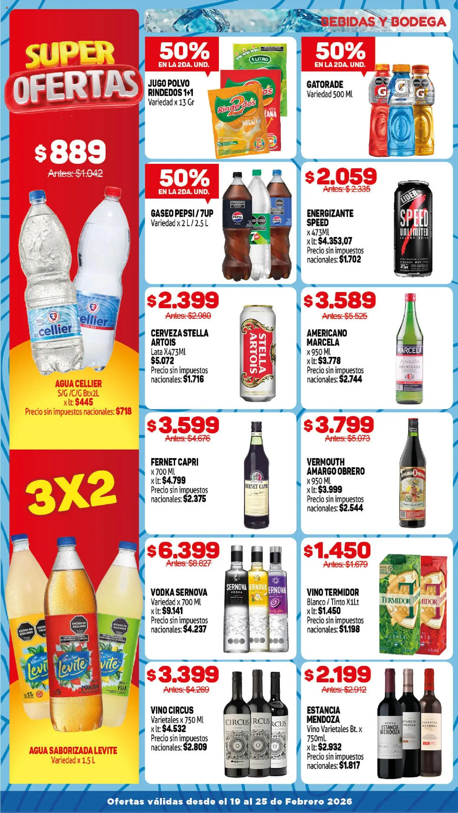 Makro ofertas │ válido desde el 19.09.2026 | Página: 12 | Productos: Pera, Polvo, Jugo, Cerveza