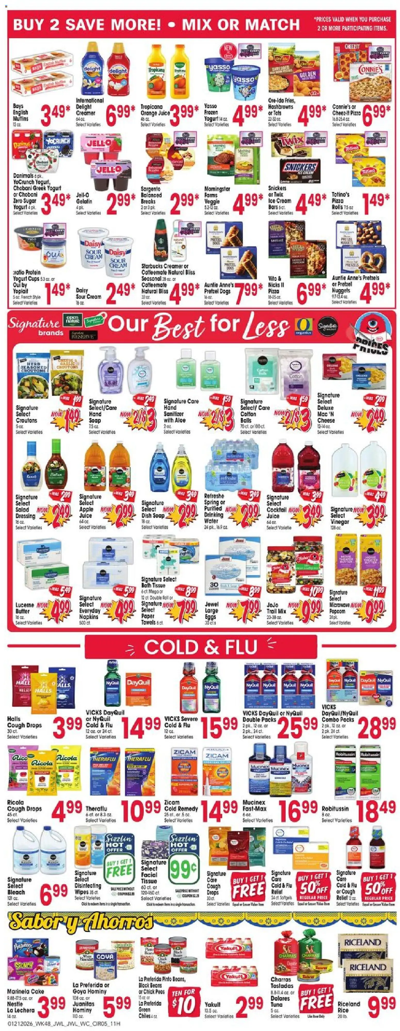 Jewel Osco Weekly Ad - IL - valid from 21.01.2026 | Page: 5 | Products: Juice, Rice, Cream, Ice cream