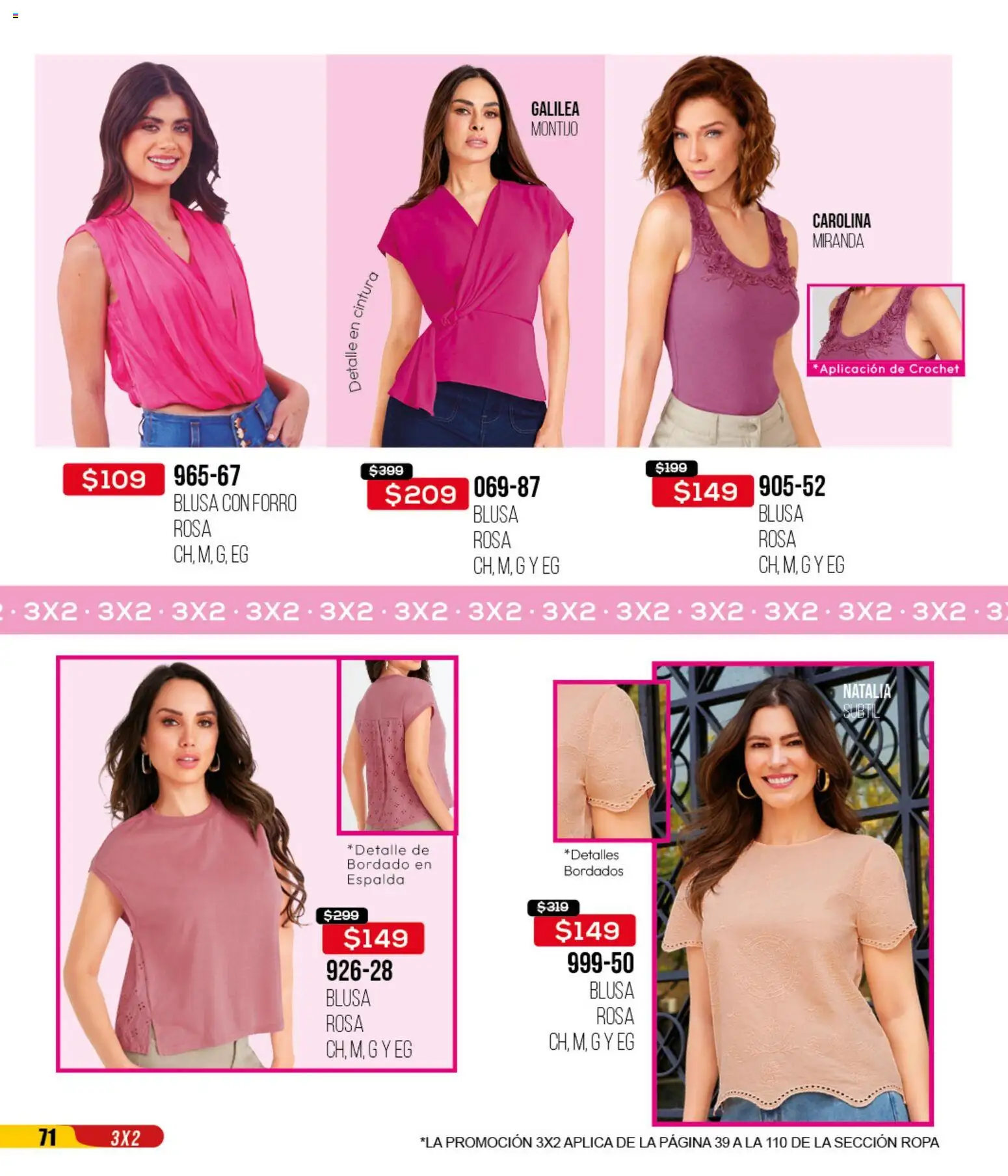 Nuevas ofertas de Cklass válidas en toda la República Mexicana desde el 14.04.2026. ¡Encuentra las mejores ofertas en Cklass catálogo 3X2 Digital Calzado! | Página: 209 | Productos: Blusa, Ropa