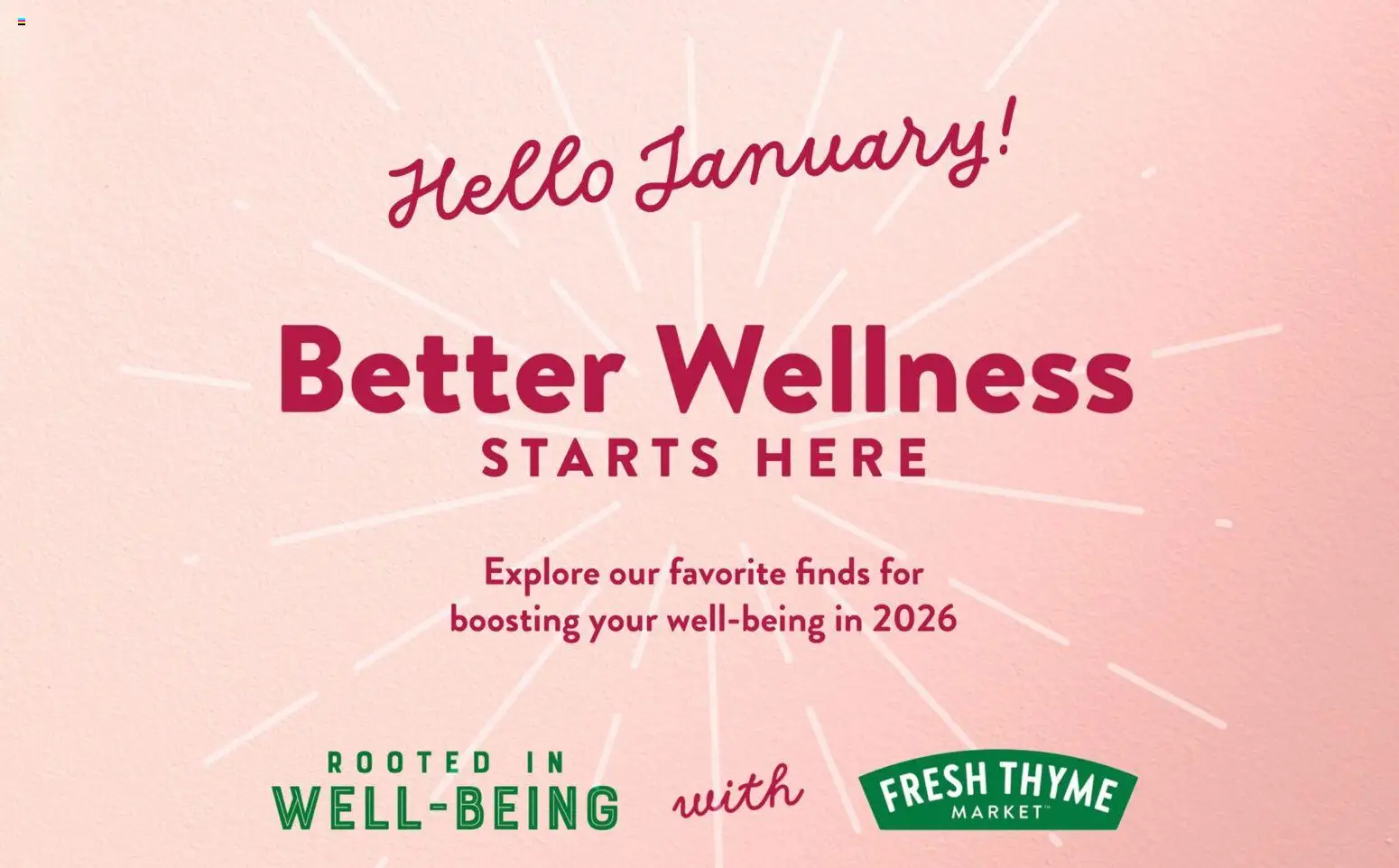 Fresh Thyme Monthly Ad - valid from 01.01.2026 | Page: 1