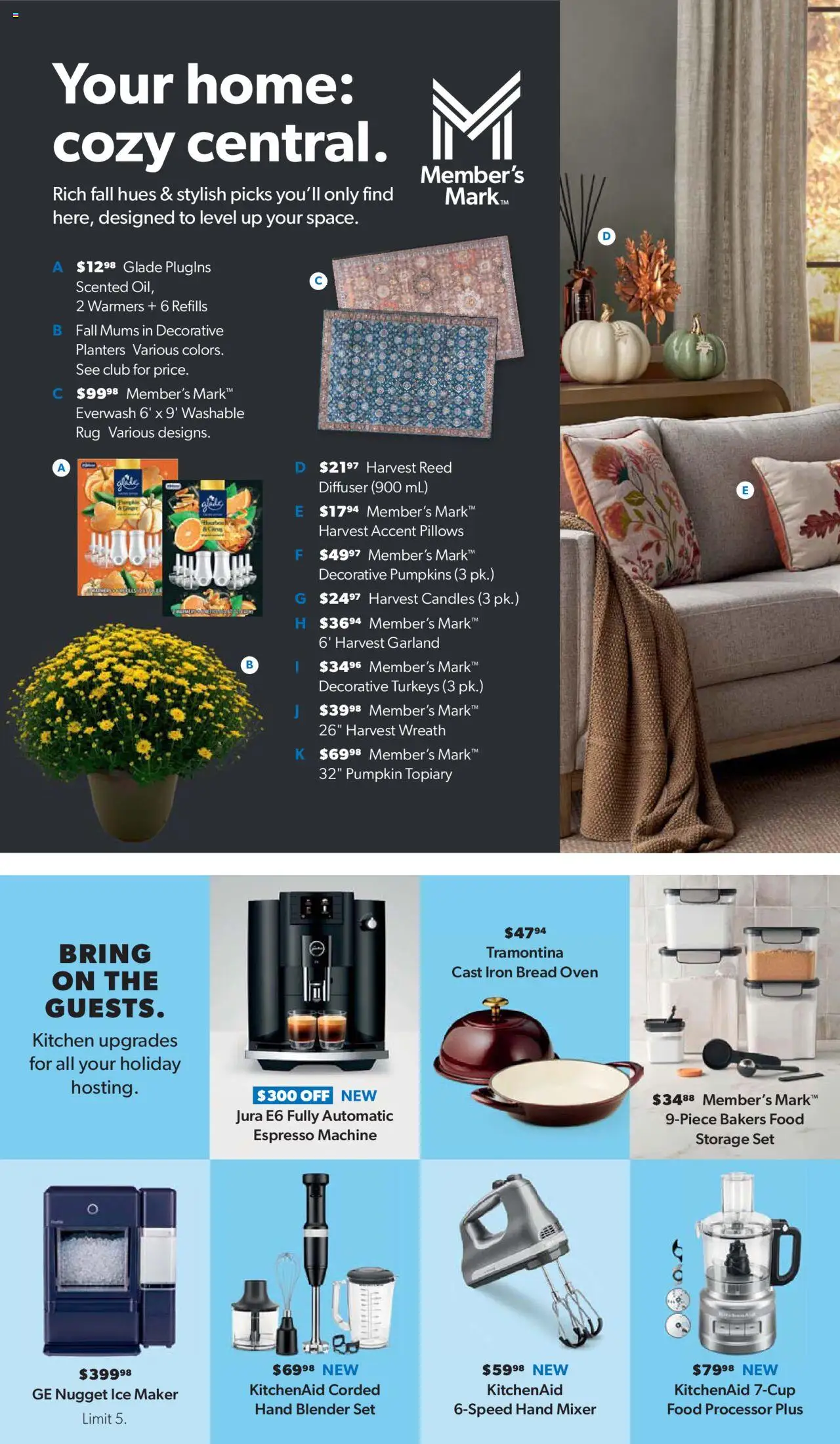 Sam's Club Instant Savings Book September - valid from 27.08.2025 | Page: 34 | Products: Bread, Pumpkin, Ice Maker, Mixer