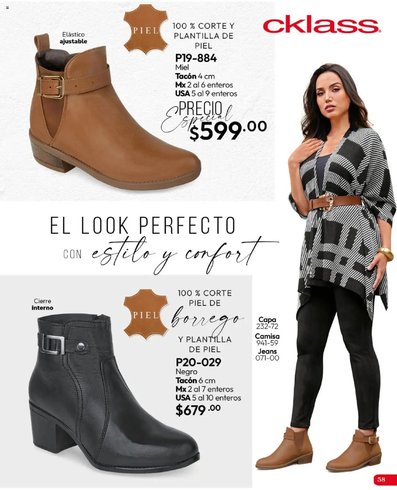 Nuevas ofertas de Cklass válidas en toda la República Mexicana desde el 16.09.2025. ¡Encuentra las mejores ofertas en Cklass - Catálogo Invierno Calzado! | Página: 59 | Productos: Camisa