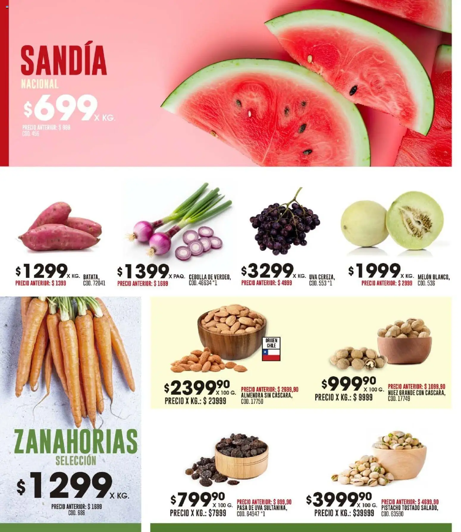 Coto - Ofertas │ válido desde el 23.02.2026 | Página: 2 | Productos: Cebolla, Sandía, Nuez, Almendra