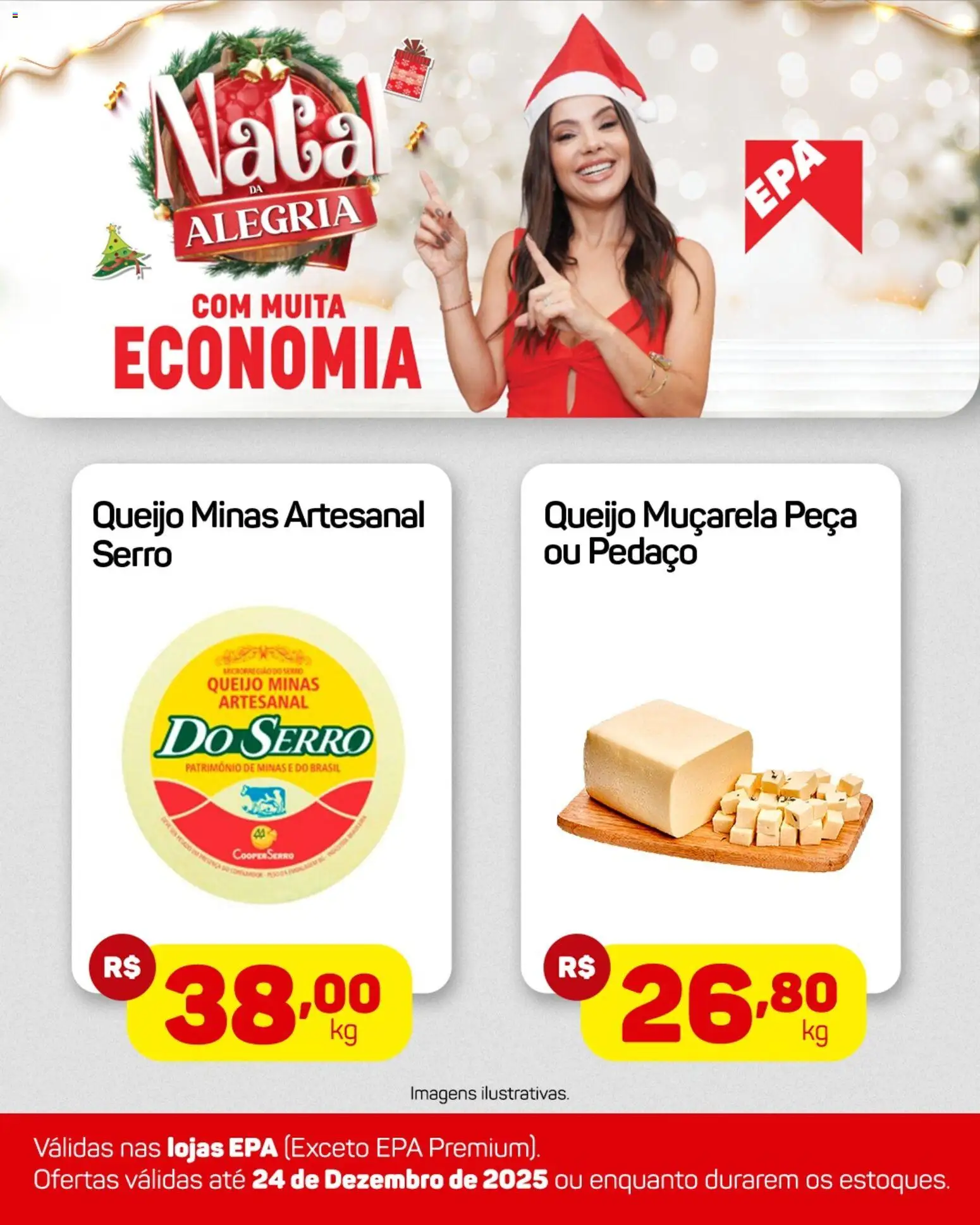EPA Folheto - válido de 22.12.2025 | Página: 3 | Produtos: Queijo, Muçarela, Nata