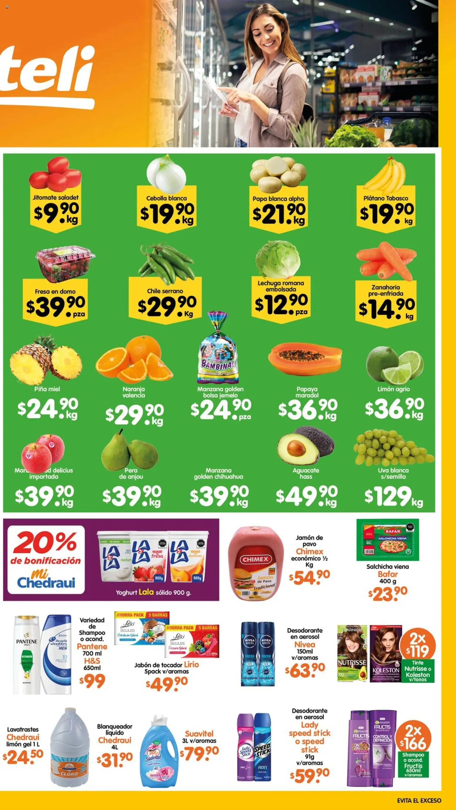 Nuevas ofertas de Arteli válidas en toda la República Mexicana desde el 13.01.2026. ¡Encuentra las mejores ofertas en Arteli folleto Tuxpan! | Página: 2 | Productos: Plátano, Papa, Limón, Piña