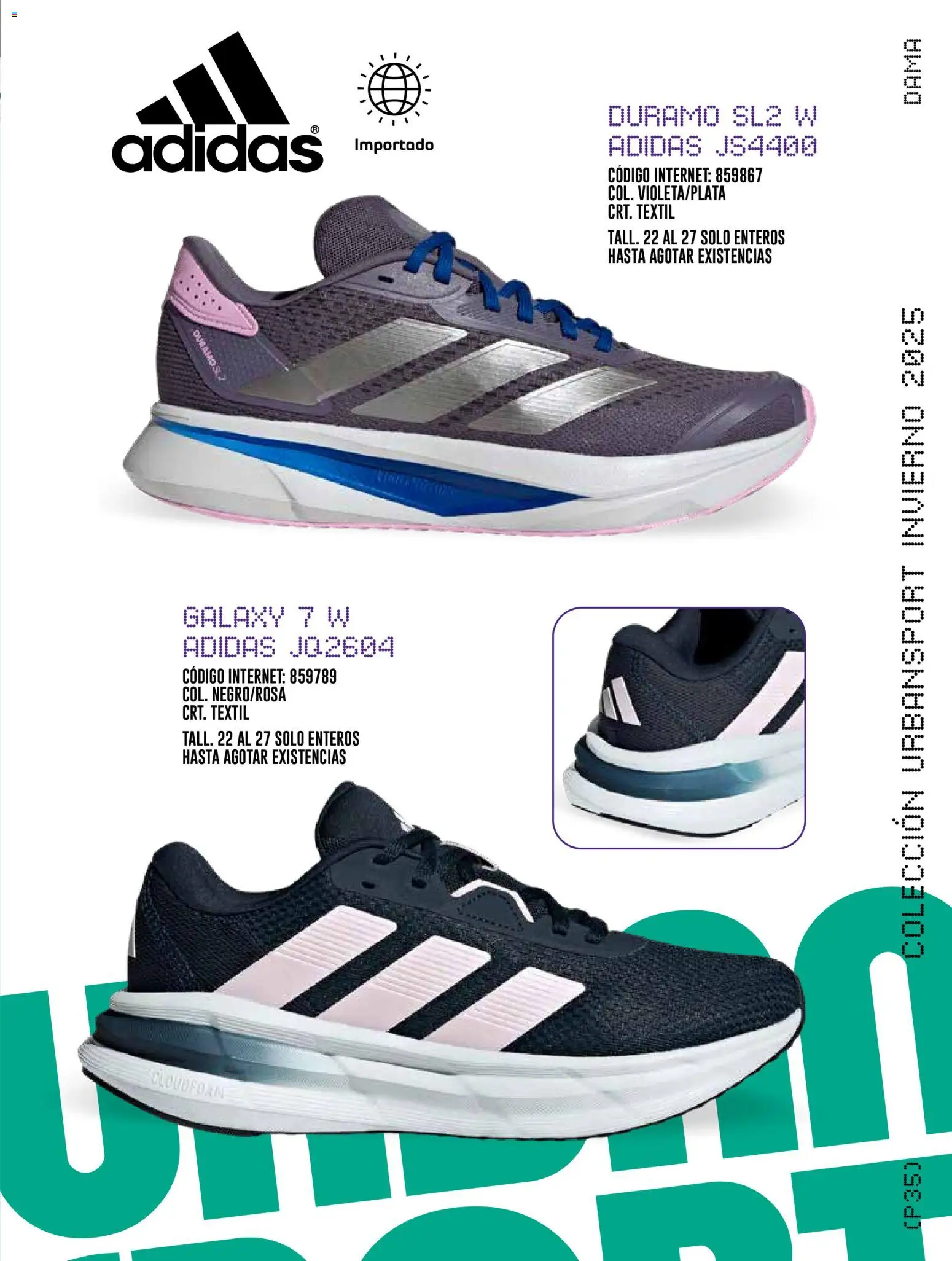 Nuevas ofertas de Impuls válidas en toda la República Mexicana desde el 01.09.2025. ¡Encuentra las mejores ofertas en Impuls catálogo Urban Sport Invierno 2025! | Página: 37