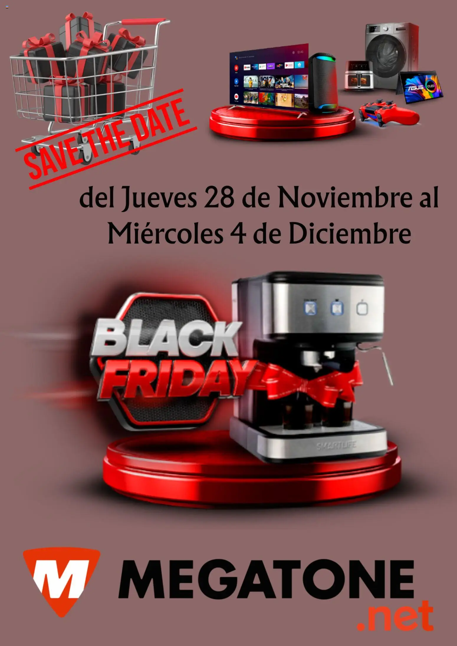 Megatone - Black Friday aviso │ válido desde el 22.10.2025 | Página: 1