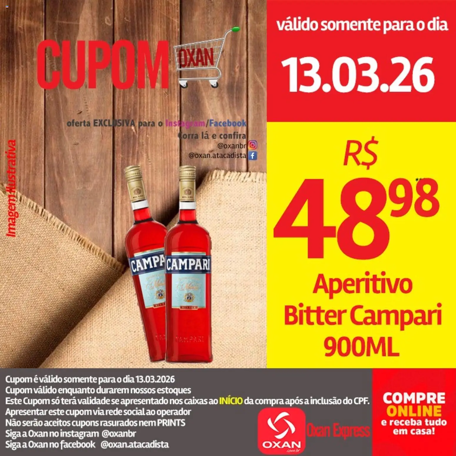 Oxan Atacadista Folheto - válido de 13.03.2026 | Página: 2 | Produtos: Campari