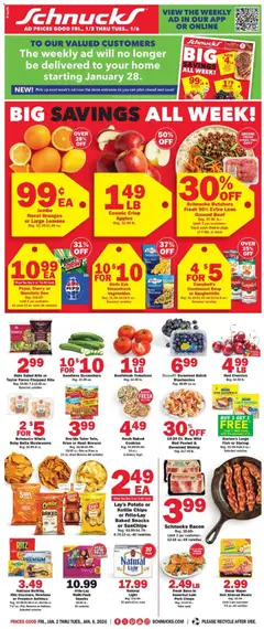 Preview of Schnucks weekly ads valid from 02.01.2026
