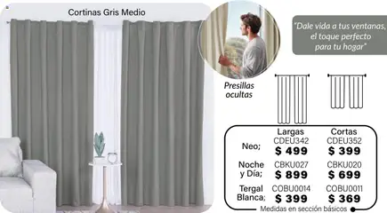 Vista previa de Colchas Concord - Catálogo, nuevo folleto de la tienda, válido en México a partir del 01.08.2025 | Página: 594 | Productos: Cortinas