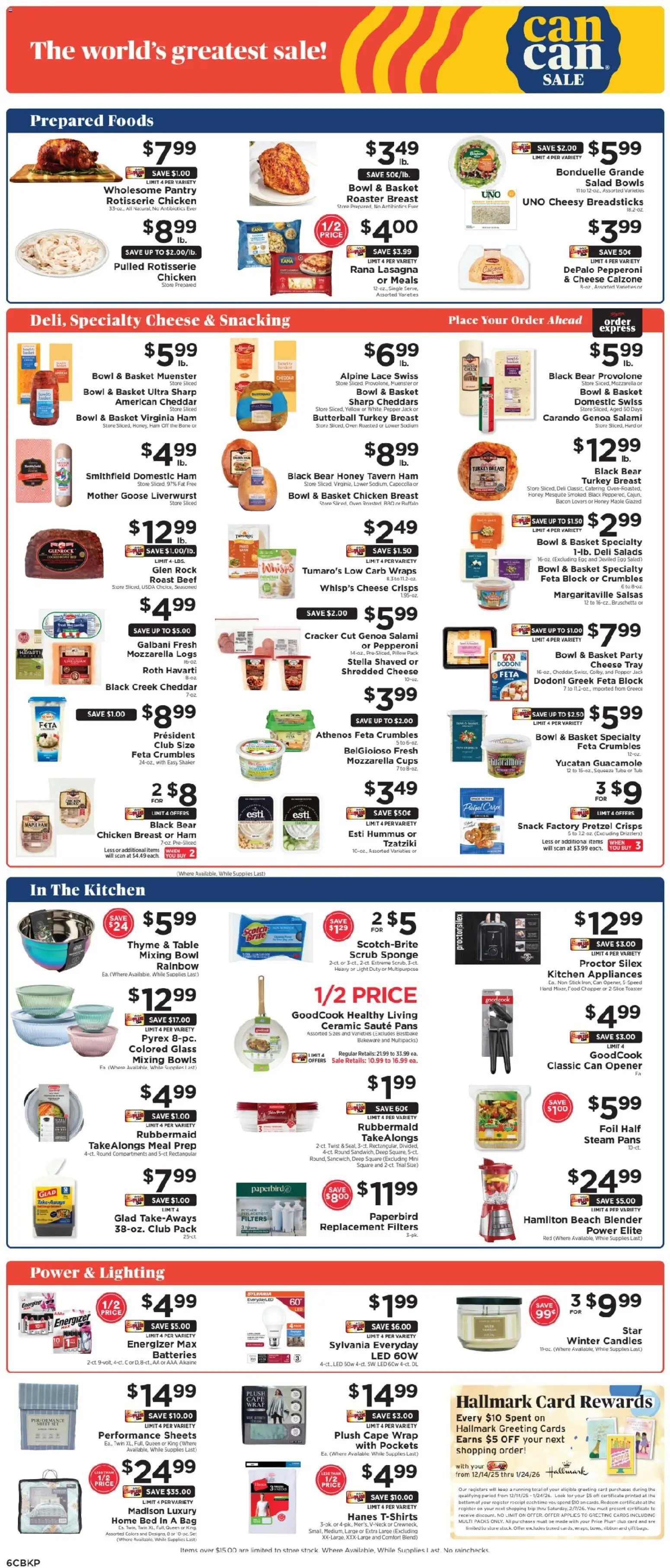 ShopRite Weekly Ad 2 - valid from 04.01.2026 | Page: 7 | Products: Toaster, Basket, Ham, Oven