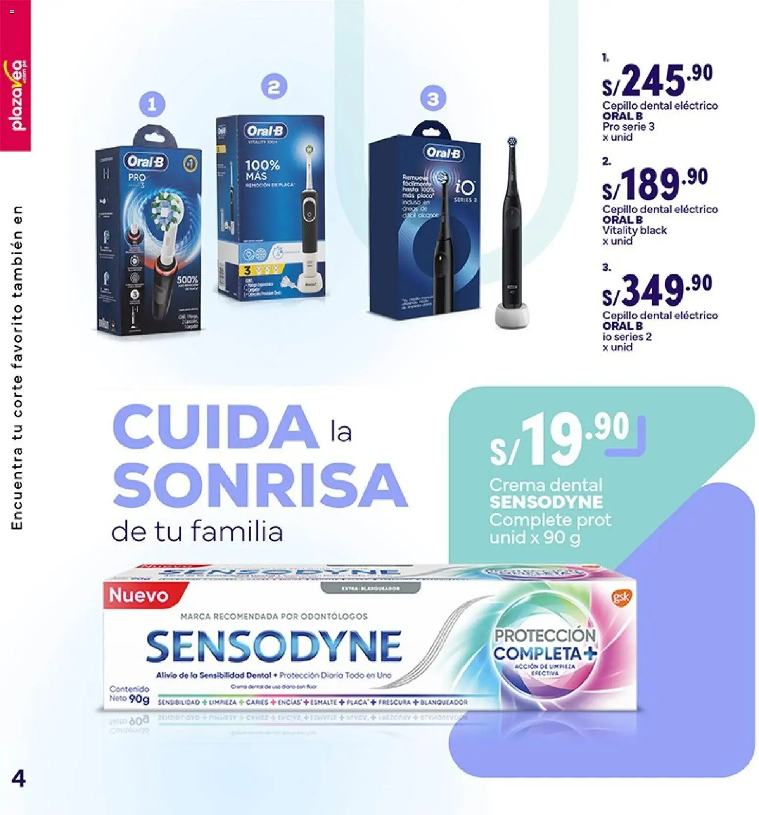 Catálogo Plaza Vea válido desde 23.03.2026 | Página: 4 | Productos: Crema