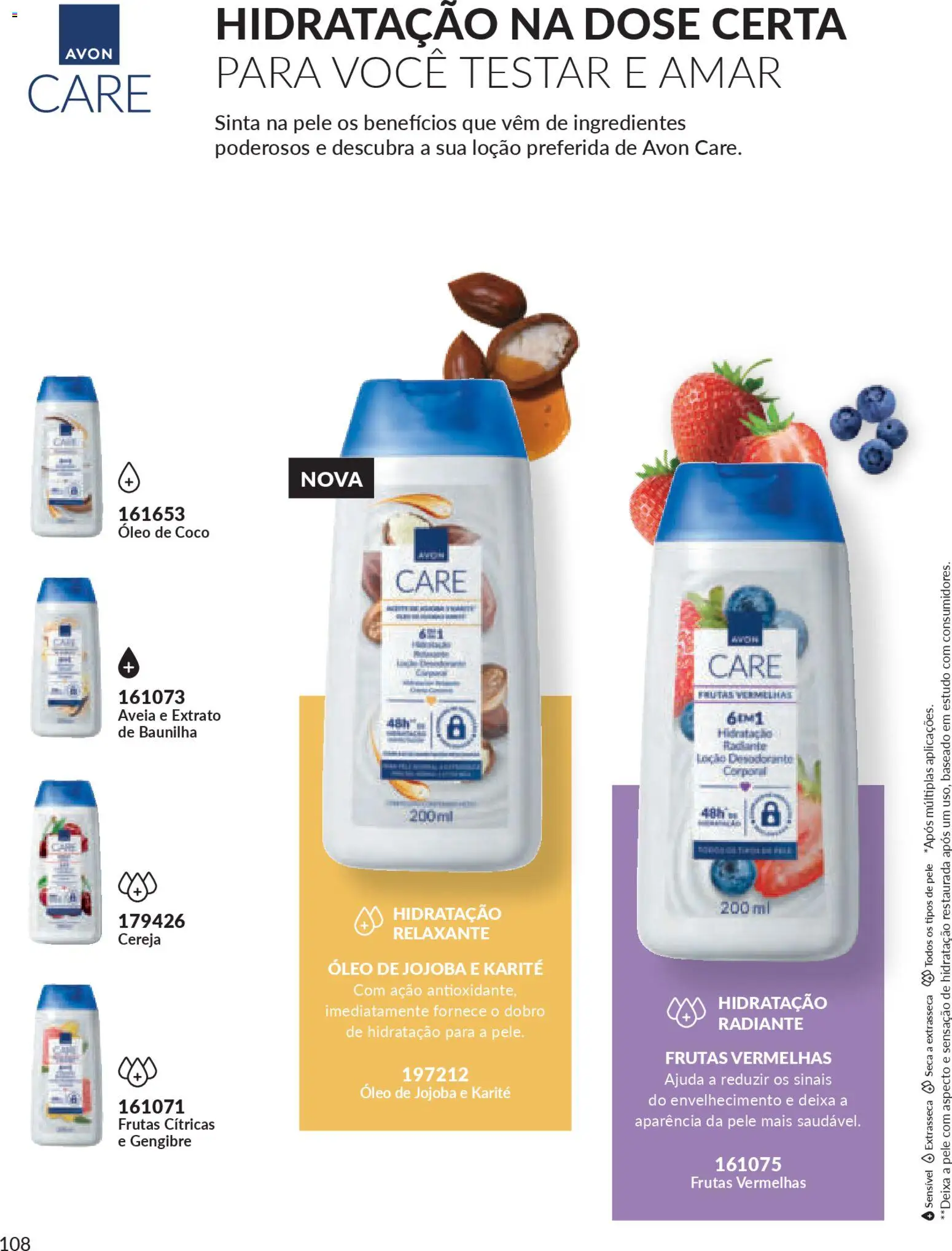 Avon Folheto - válido de 19.12.2025 | Página: 108 | Produtos: Coco, Gengibre, Óleo, Óleo de coco